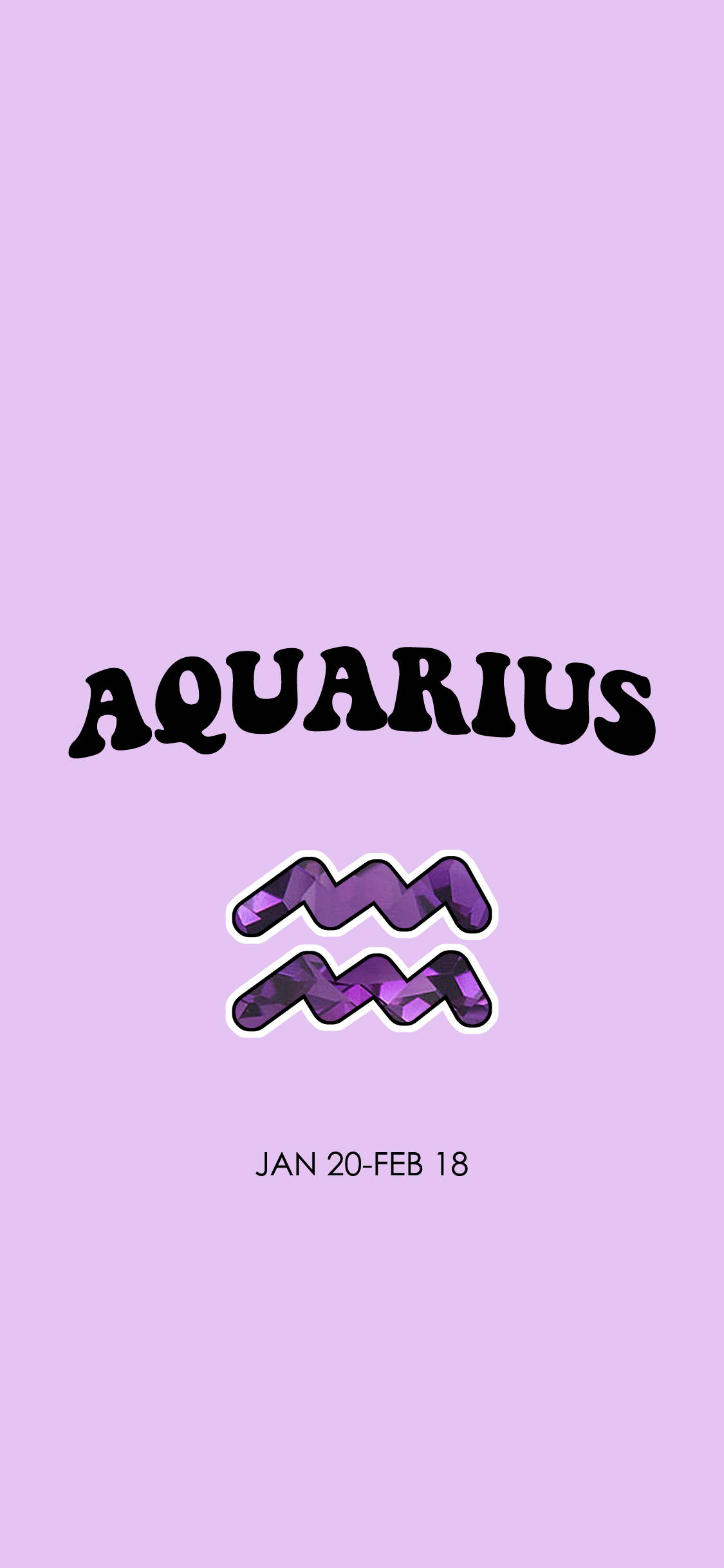 Pers Aquarius Sterretekenplakkaat Muurpapier