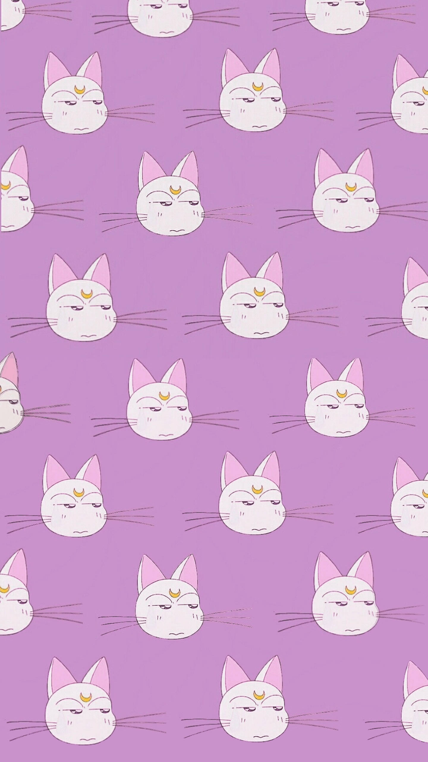 Pers en Pienk Anime Estetika Muurpapier