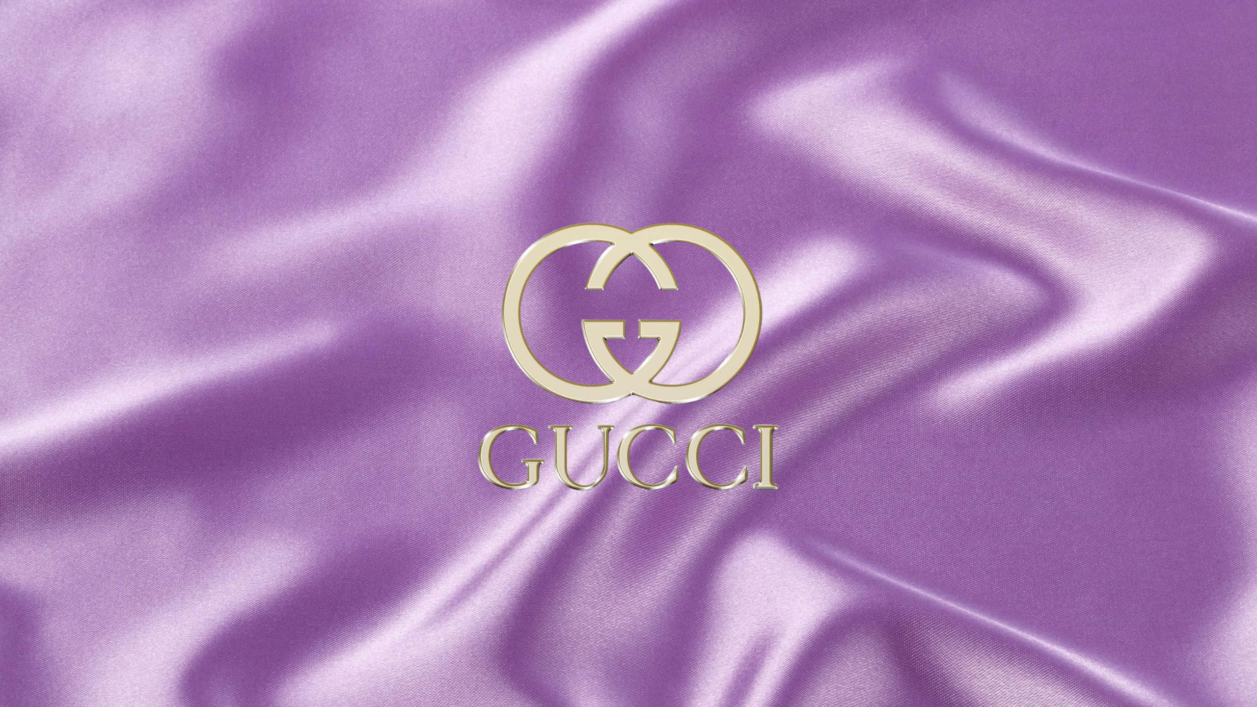 Pers Gucci Satyn Tekstuur Muurpapier