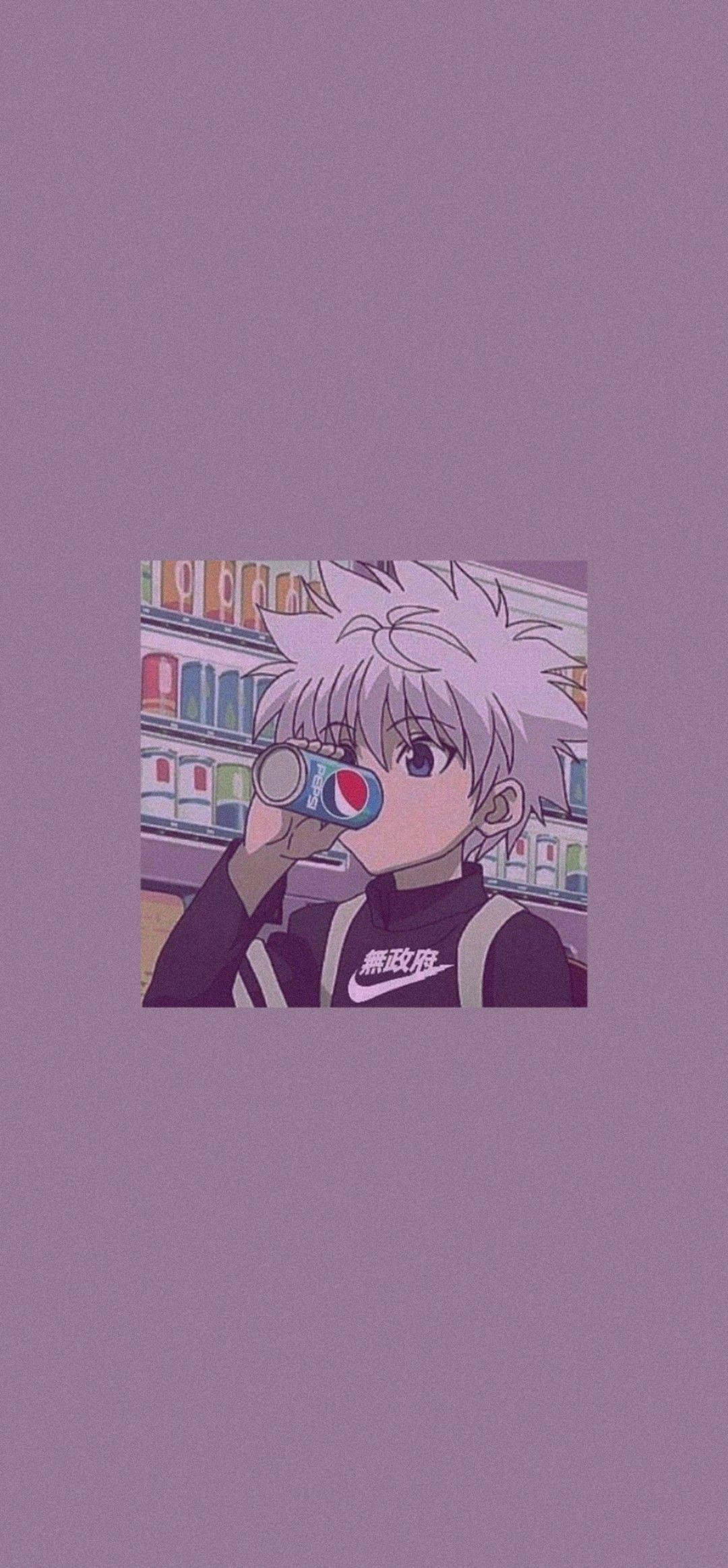 Pers Jagter Killua Estetika Muurpapier
