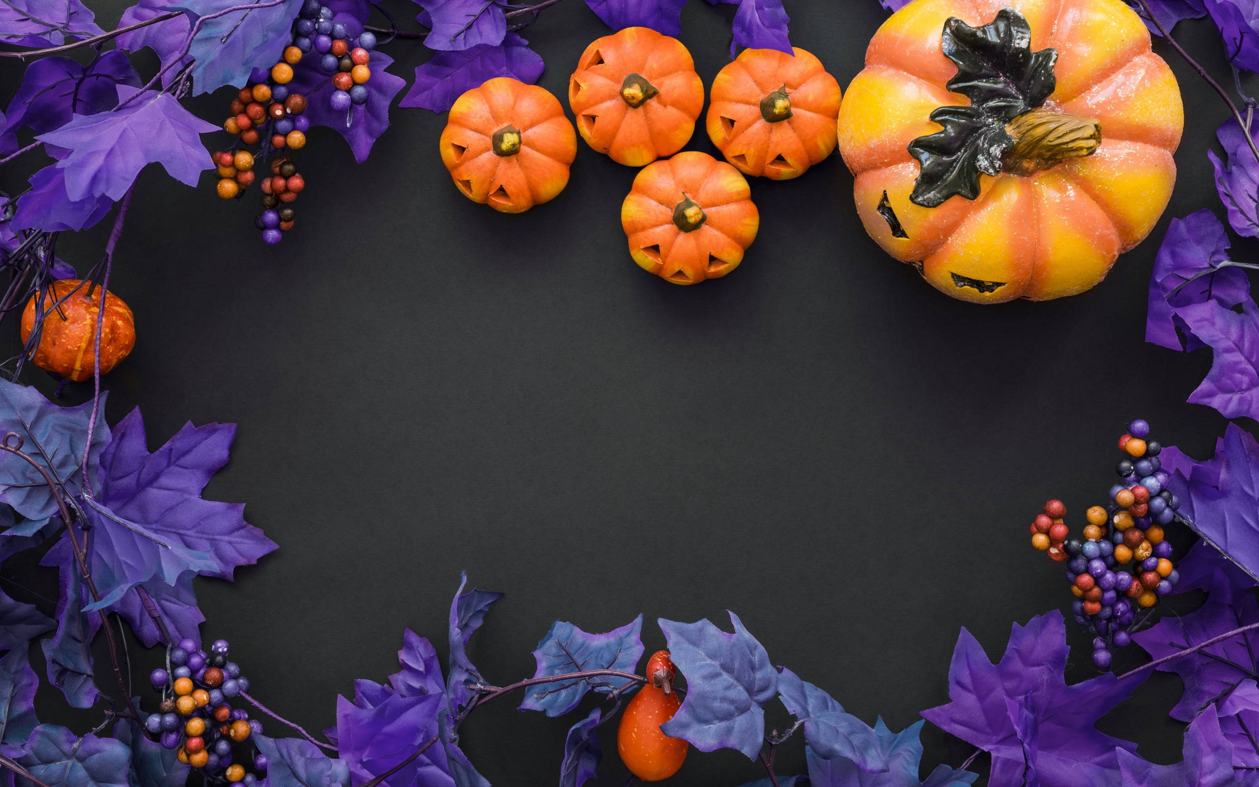 Pers Skoonheids-Halloween Muurpapier