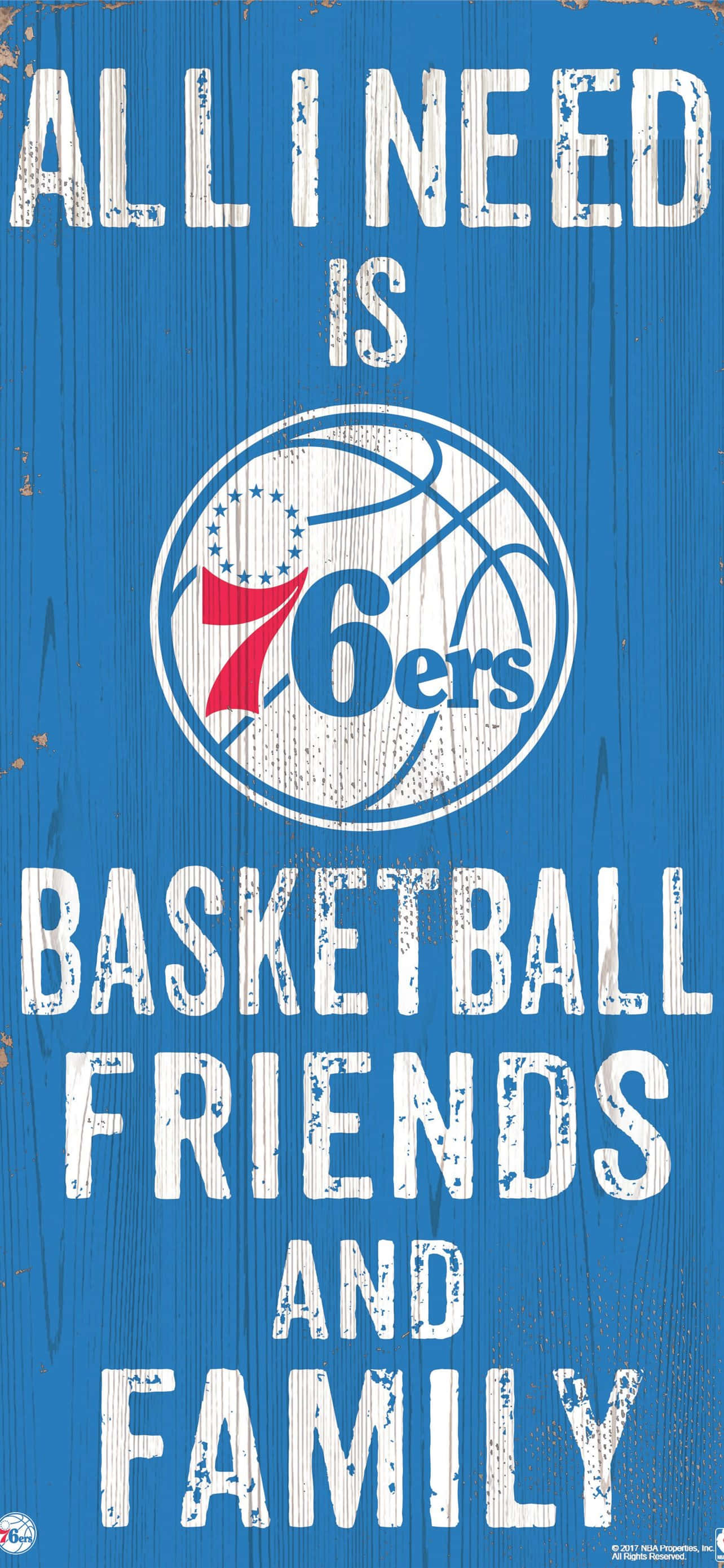 Philadelphia 76ers Kry Aanhangers Gereed vir die Seisoen met Splinternuwe iPhone-model Muurpapier