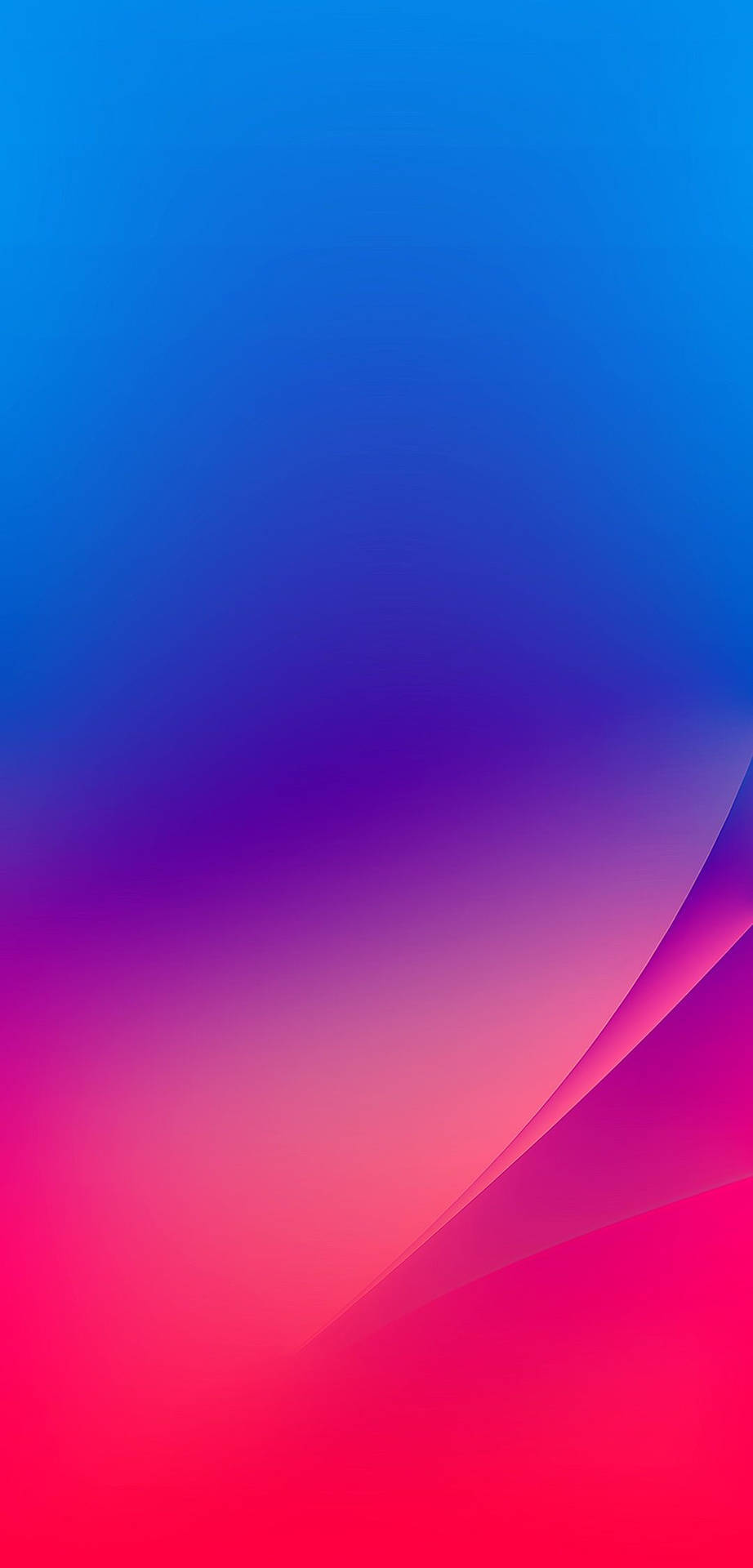 Pienk En Blou iPhone XR Handtekening Muurpapier