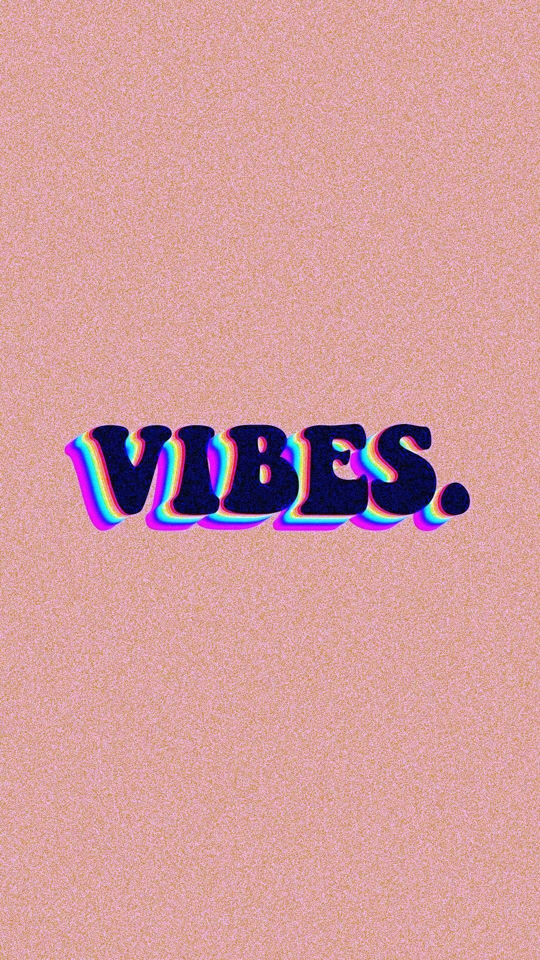 Pienk Estetiese Vibes Muurpapier
