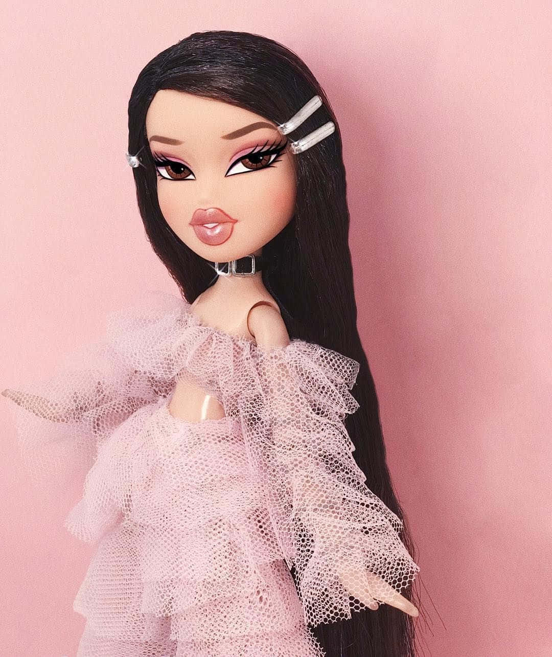 Pienk Estetiese Bratz Pop Jade Muurpapier