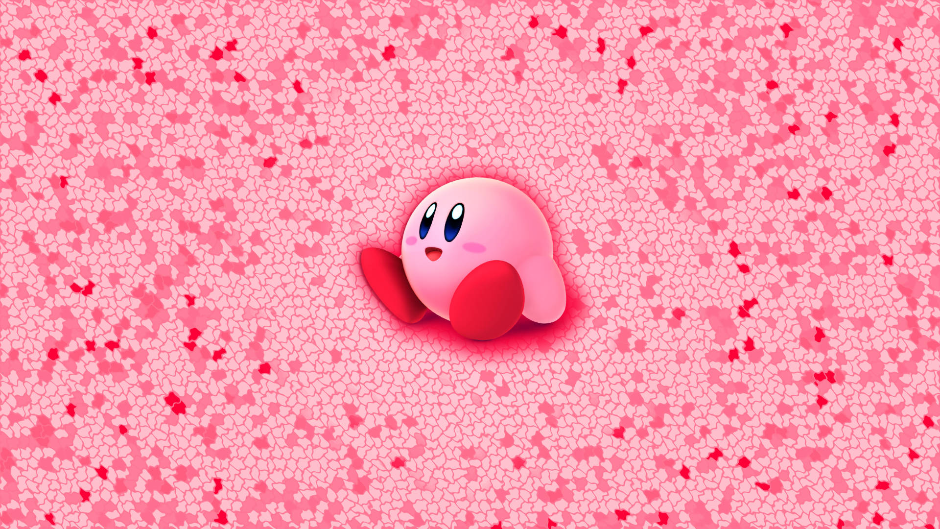Pienk Kawaii Kirby — Kirby GIF Muurpapier