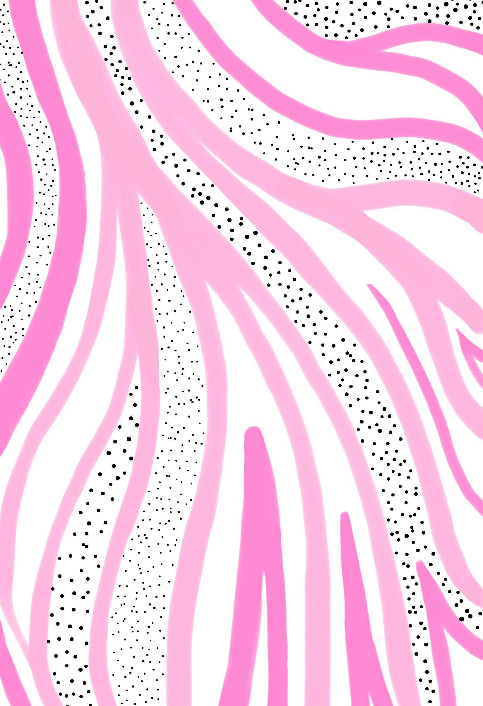 Pienk Preppy Lyne Muurpapier