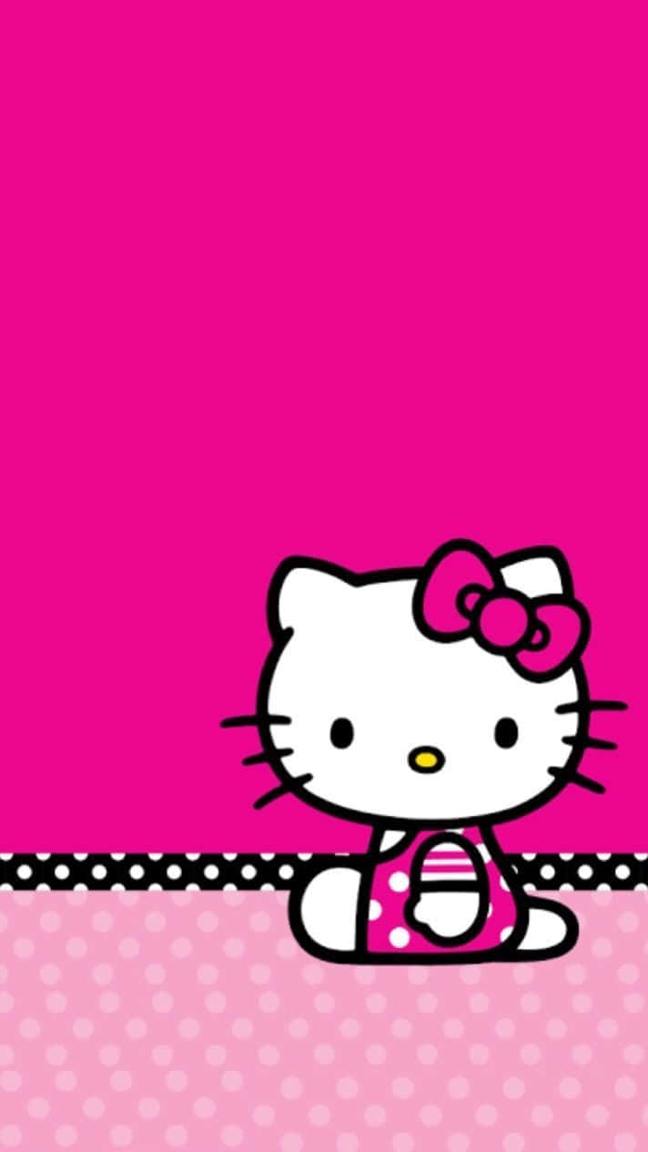 Pienk Sanrio-foon Muurpapier