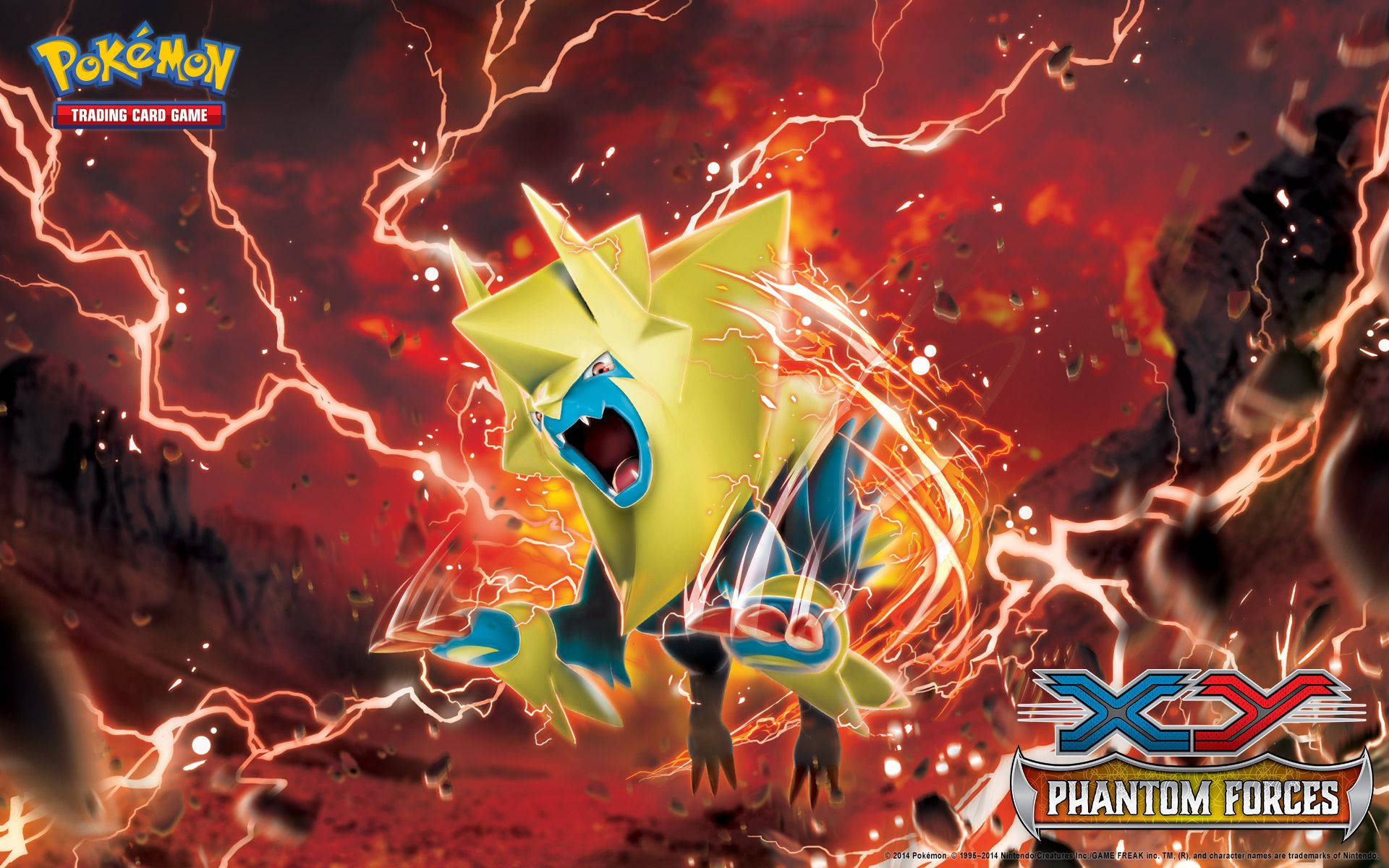 Pikachu, die geliefde elektriese muis Pokémon Muurpapier