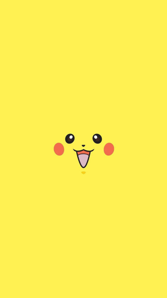 Pikachu se Gesig iPhone 6 Muurpapier