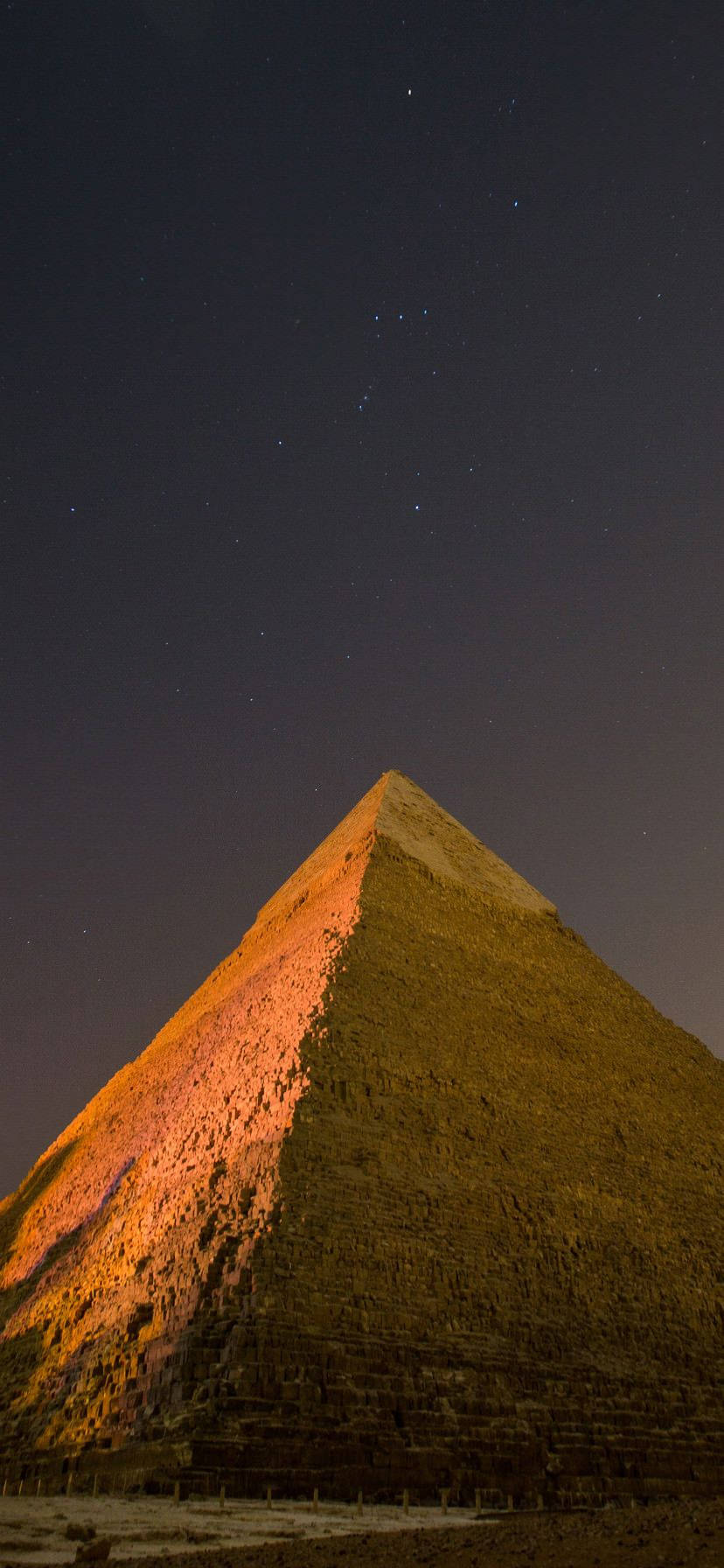 Piramide in die Nag iPhone XR Muurpapier