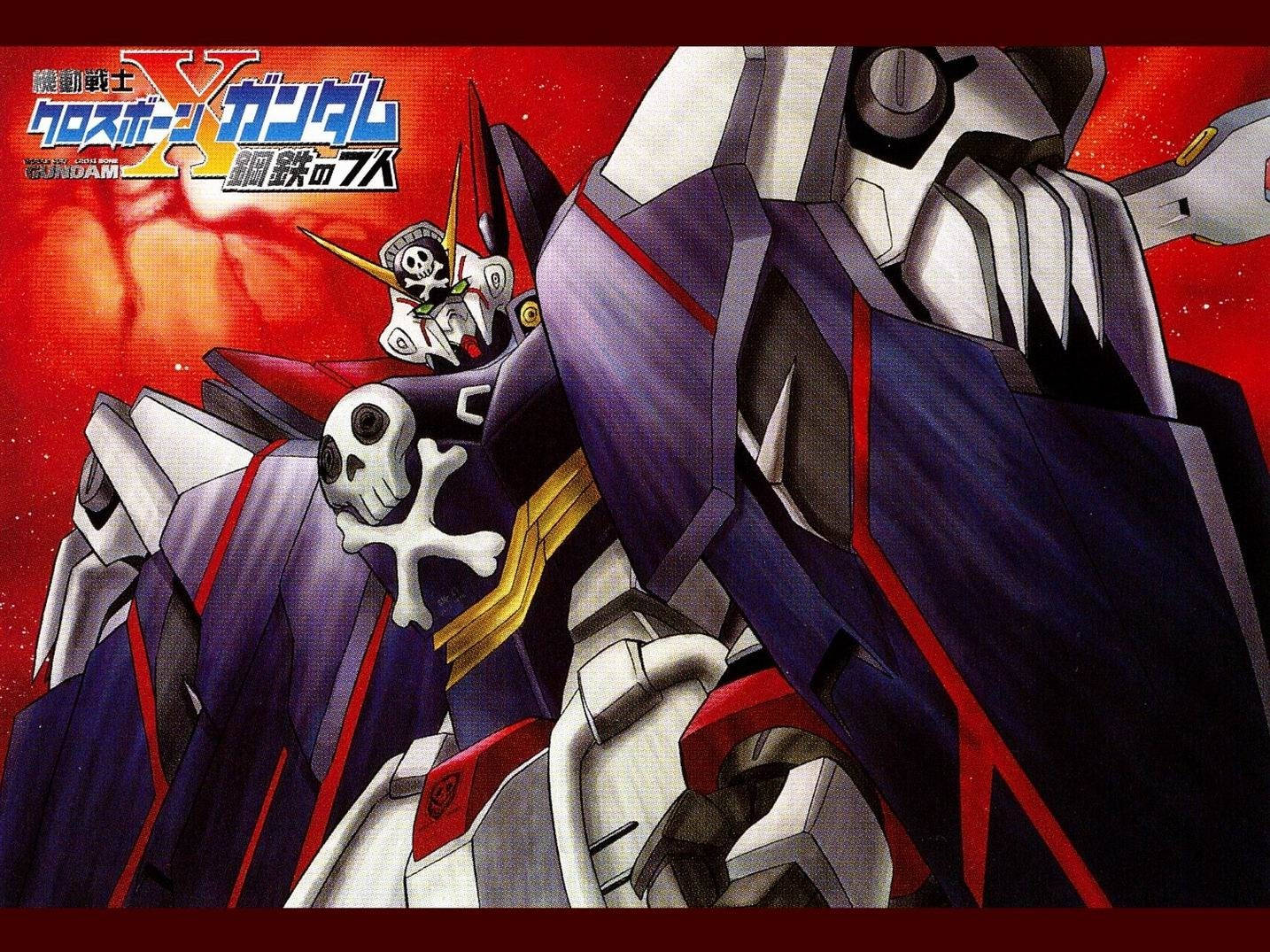Pirate Logo op Mobile Suit Gundam Muurpapier