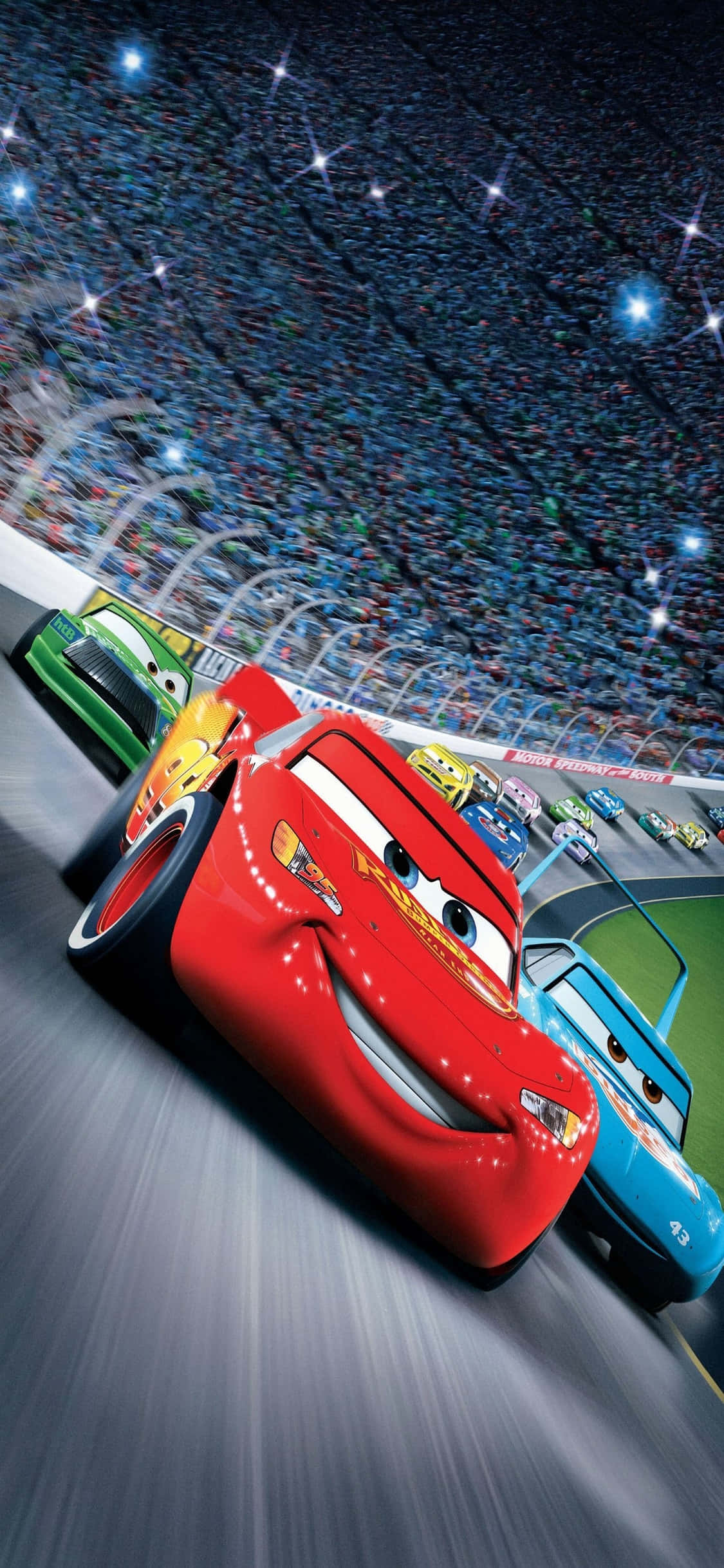 Pistonbeker McQueen iPhone X Cars Agtergrond Muurpapier
