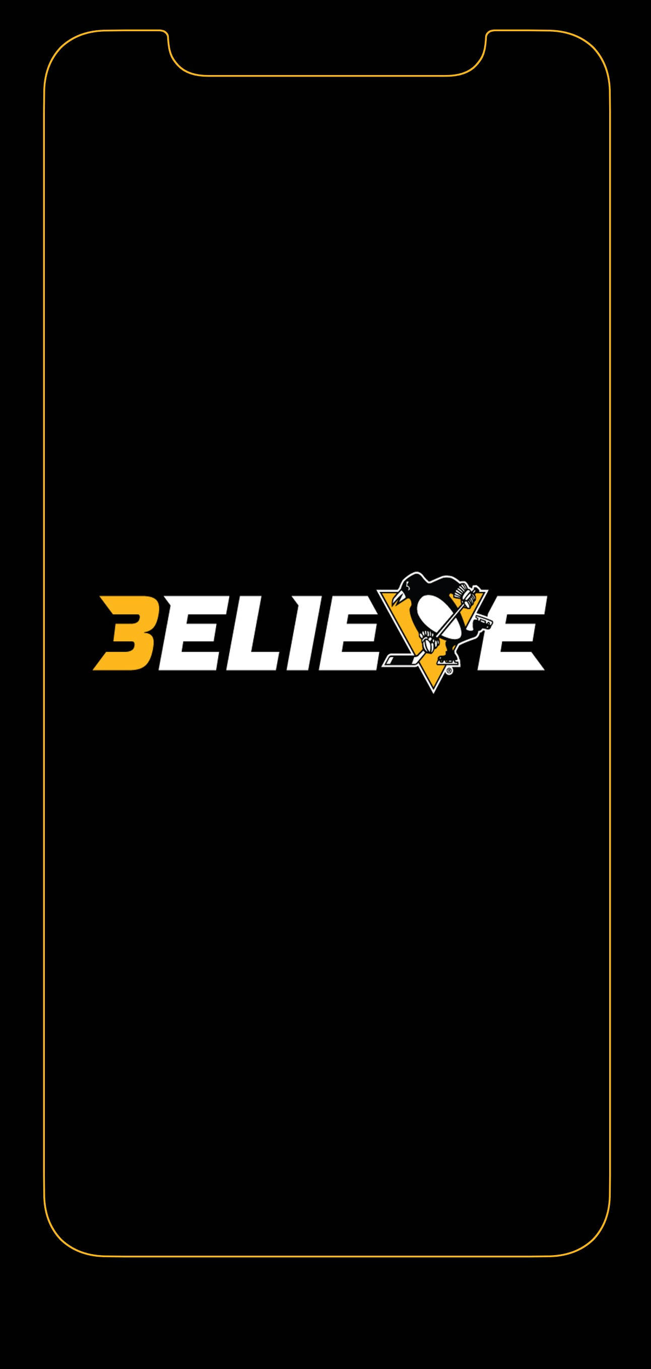 Pittsburgh Penguins Glo-logo Muurpapier