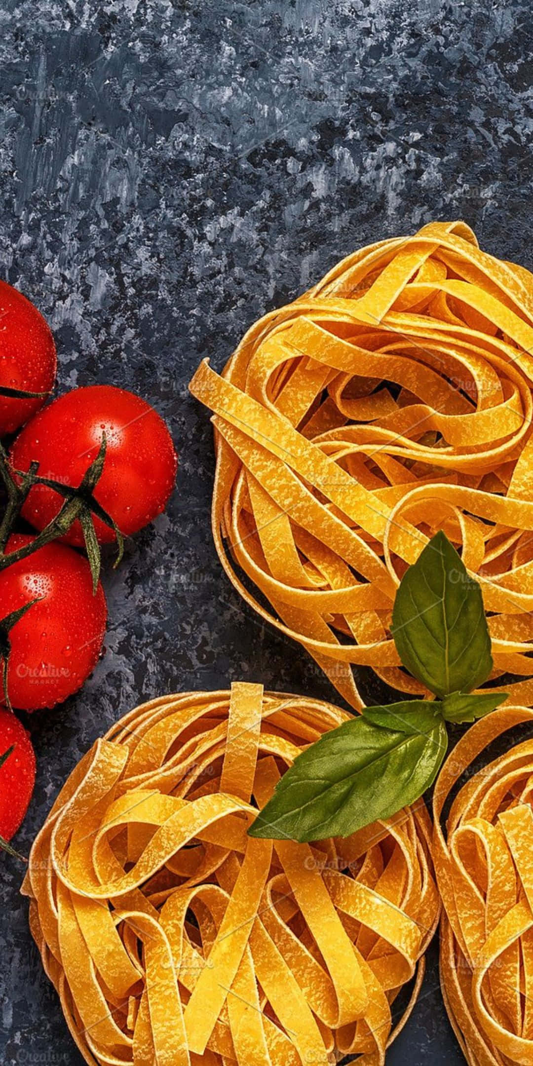 Pixel 3 Kos Tagliatelle Agtergrond Muurpapier