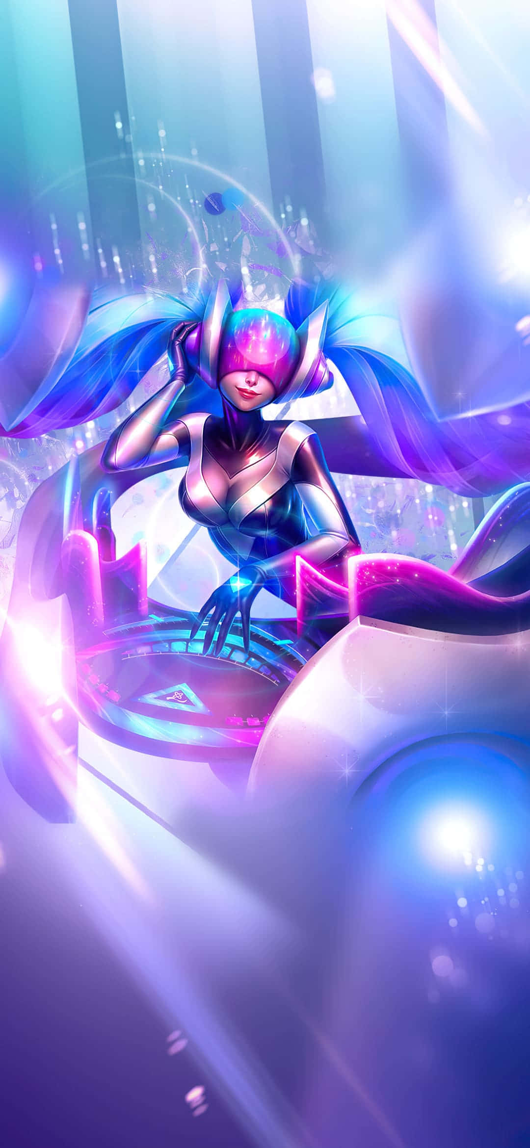 Pixel 3 League Of Legends Agtergrond En DJ Sona Muurpapier
