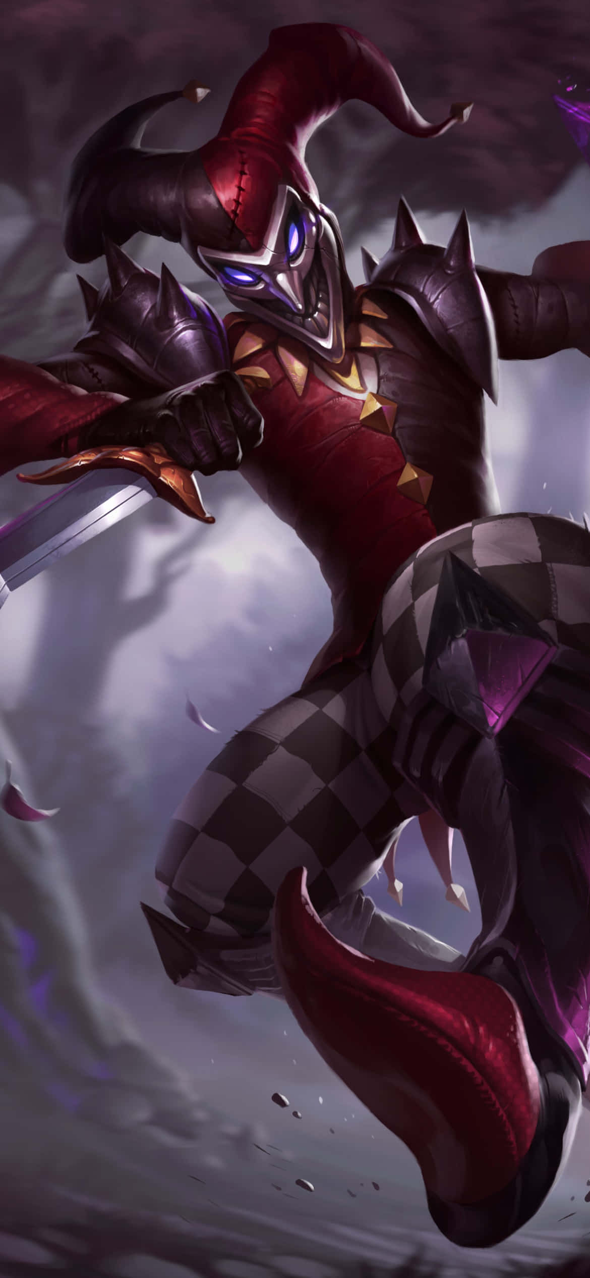 Pixel 3 League Of Legends Agtergrond En Shaco Muurpapier