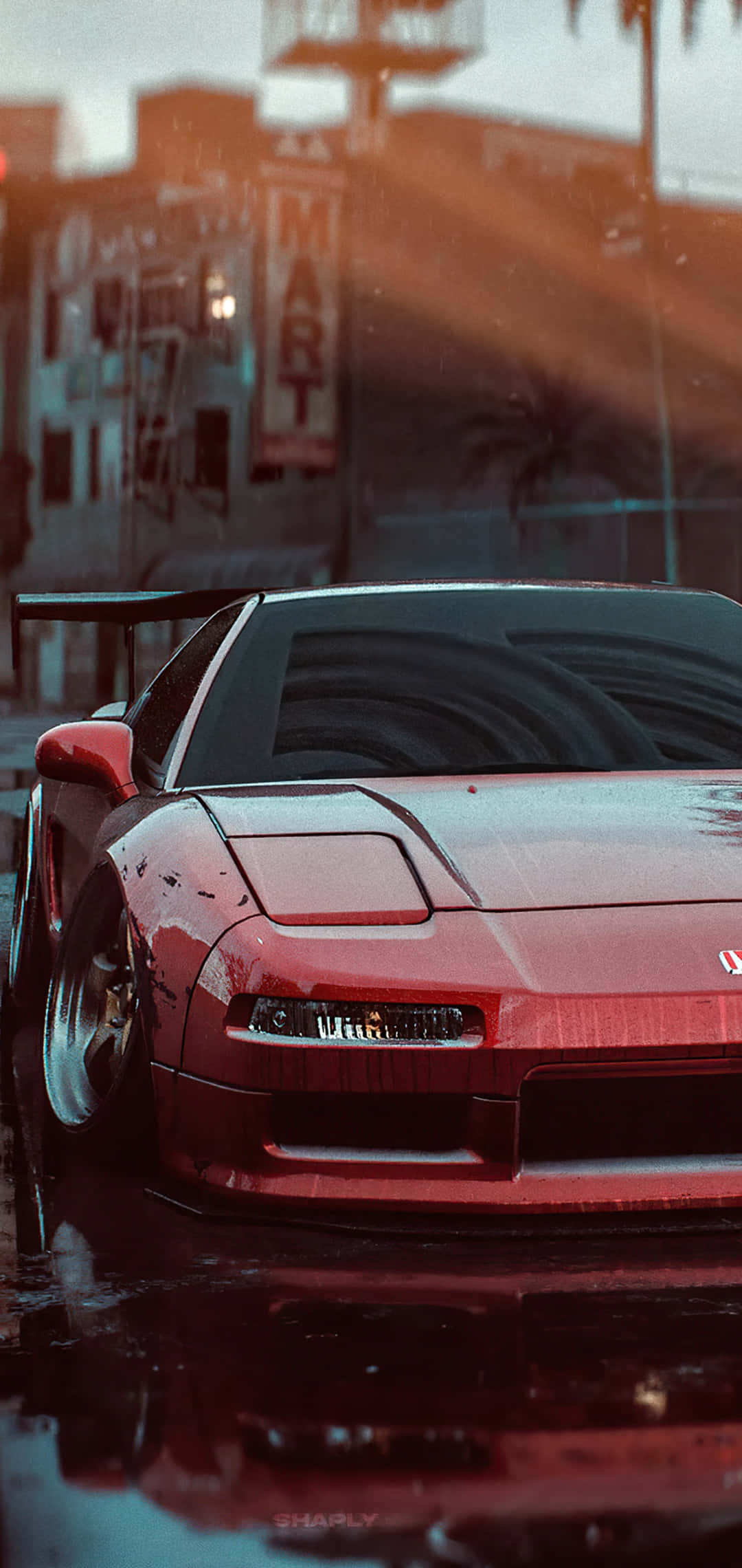 Pixel 3 Need For Speed Agtergrond Rooi Ferrari Muurpapier