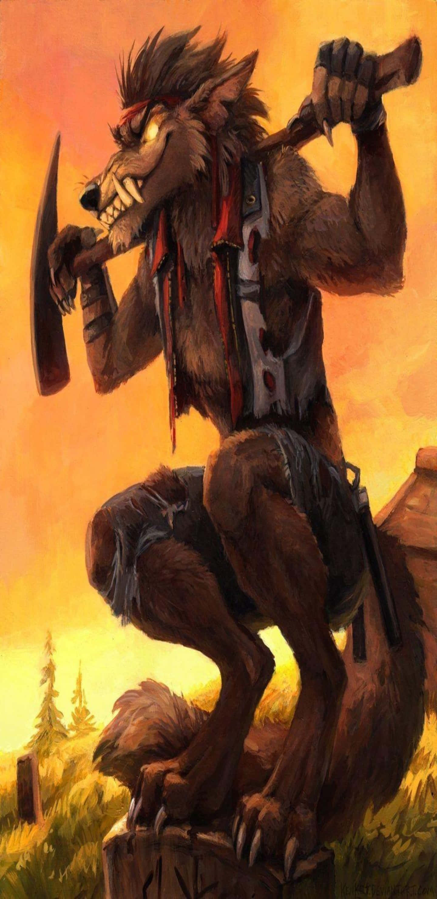 Pixel 3XL Dire Fortnite Battle Royale Digitale Kuns Agtergrond Muurpapier