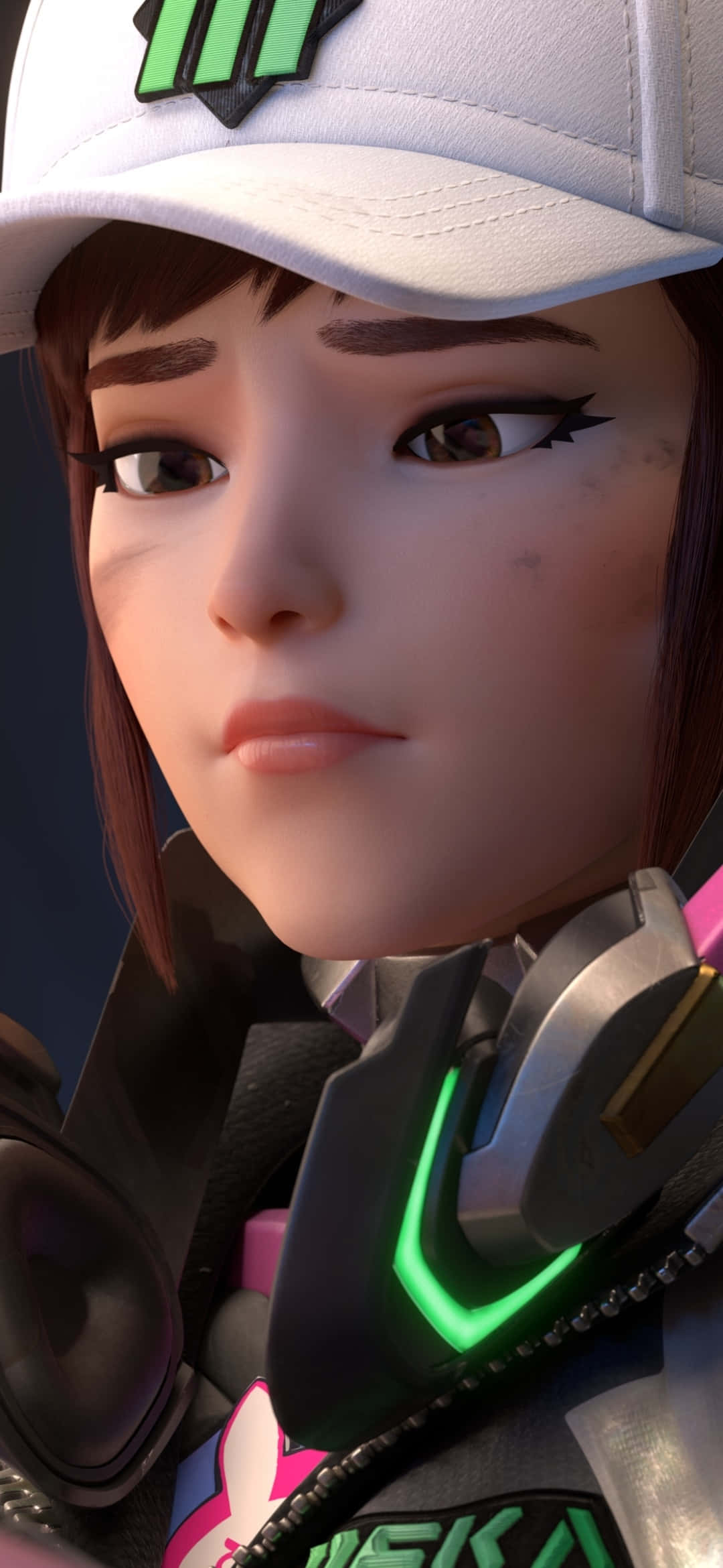 Pixel 3xl Overwatch Agtergrond D.Va Muurpapier