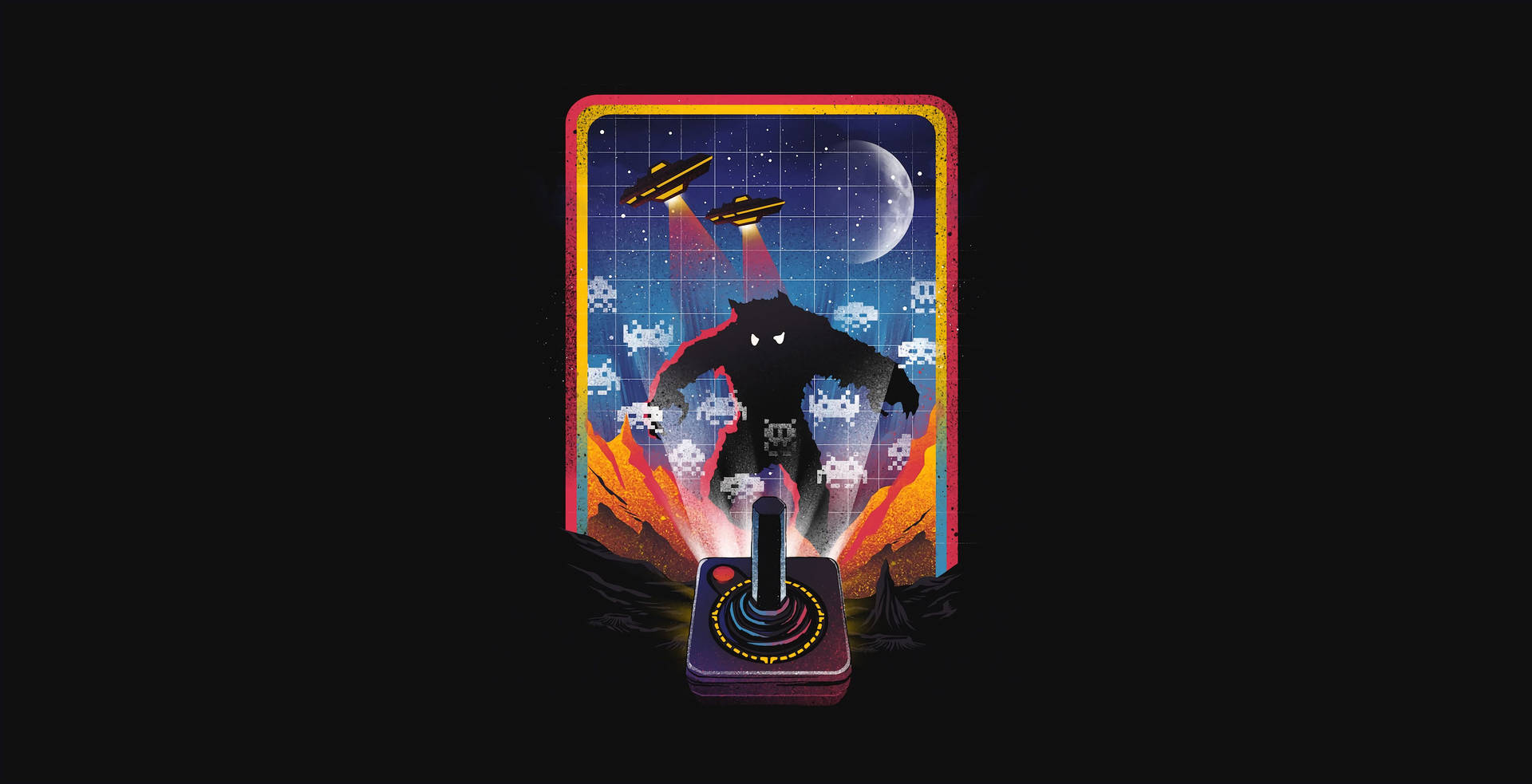 Pixel-beheerder Speletjie-agtergrond
