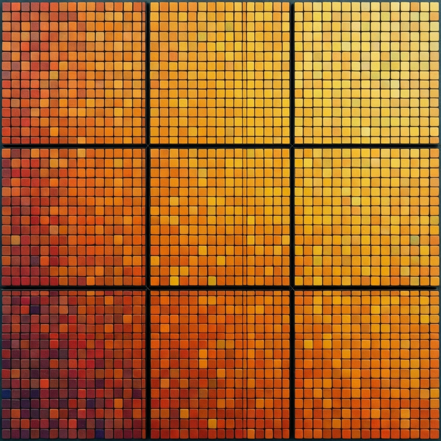 Pixel Mozaïek Muurpapier