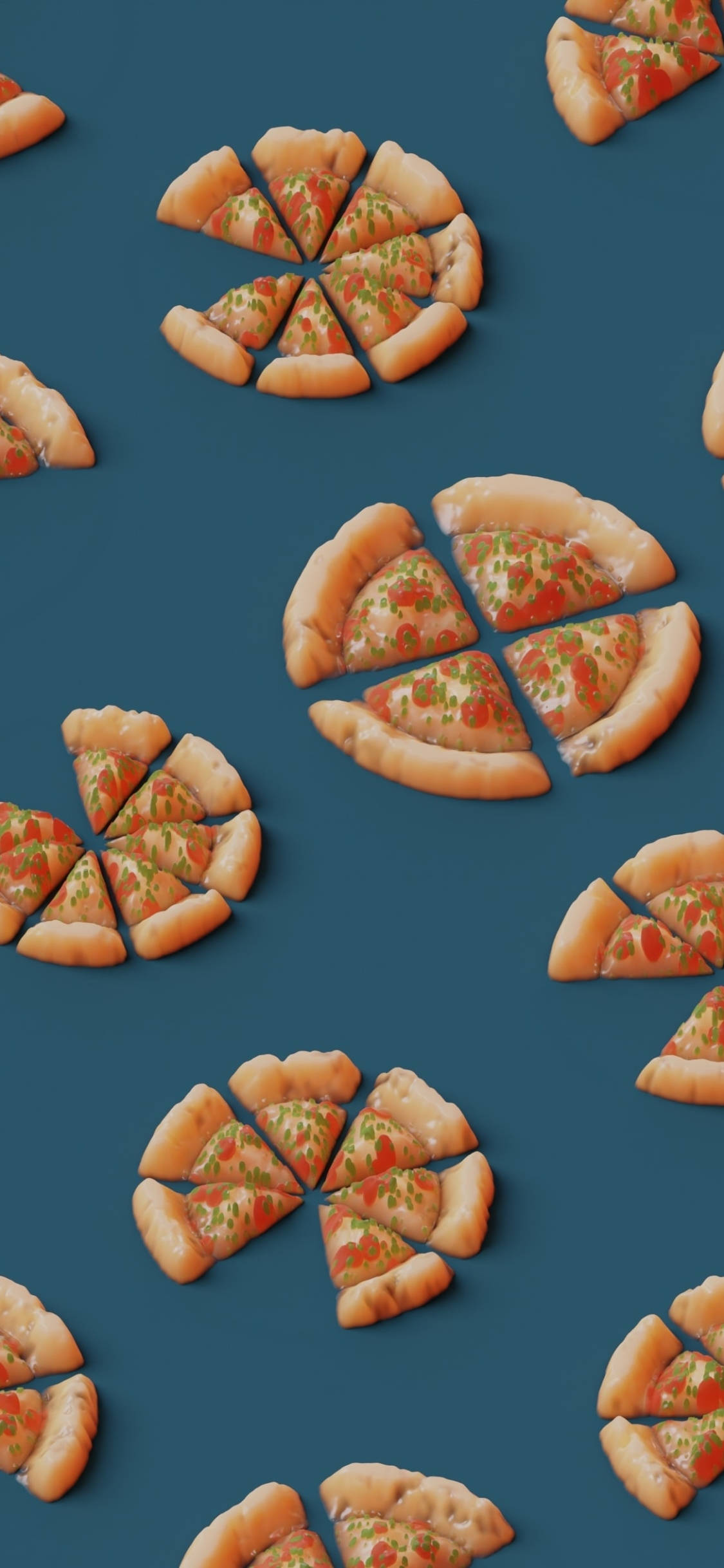 Pizza-voorraadfoto vir Xiaomi Redmi Note 9 Muurpapier