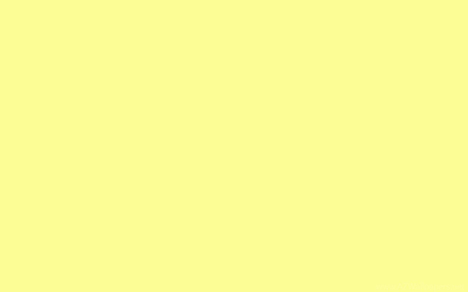 Plain Pastel Geel Estetika Muurpapier
