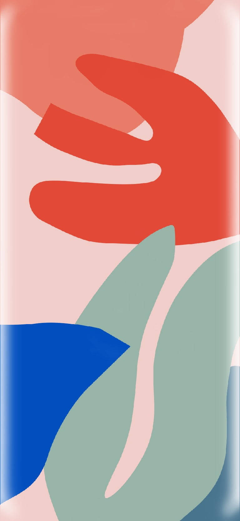 Plant Abstrakte Grafika Google Pixel 4 Muurpapier