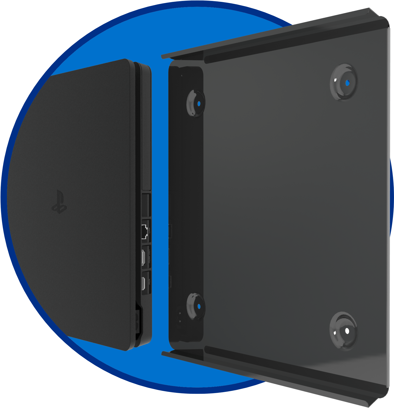 PlayStation 4 Slim vs Oorspronklike Vergelyking Muurpapier
