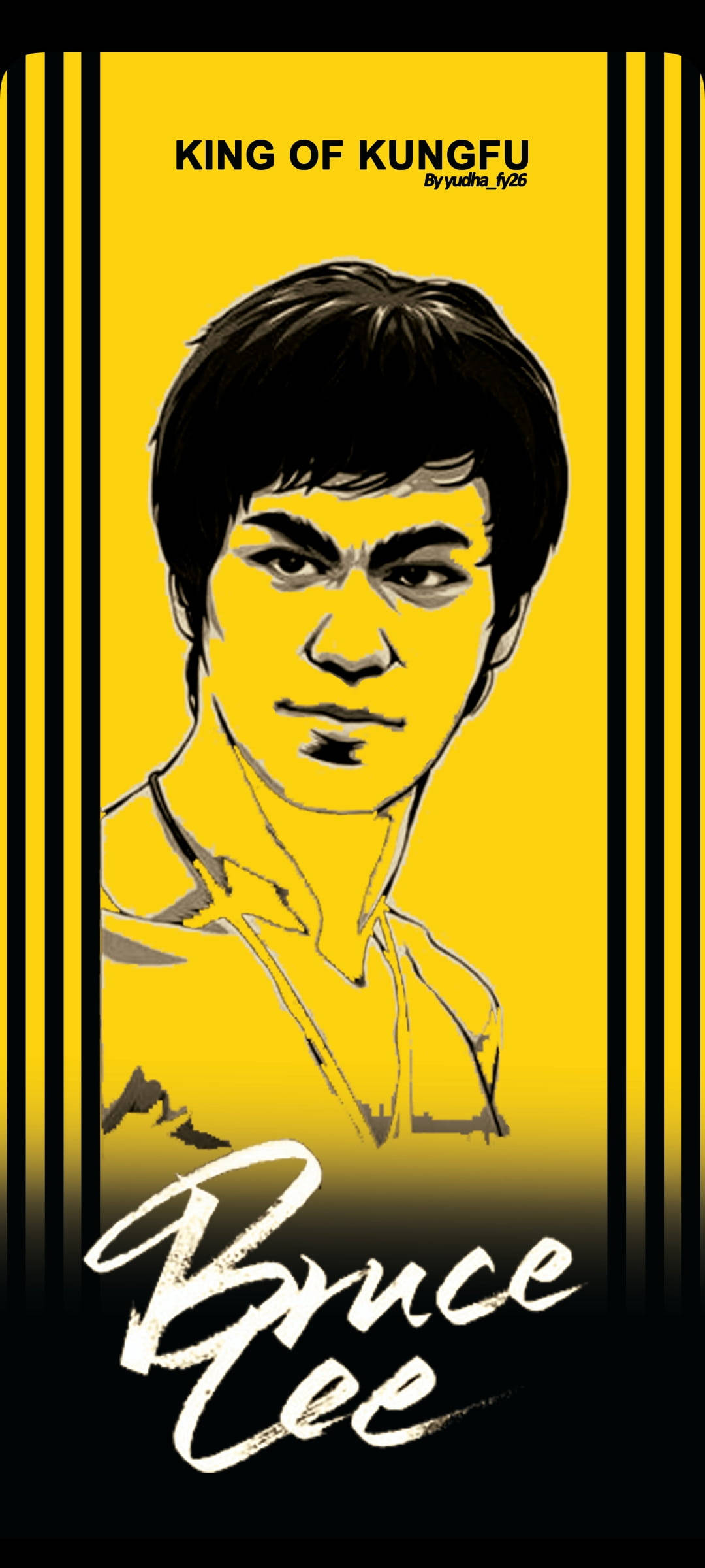 POCO X2 Bruce Lee-kuns Muurpapier