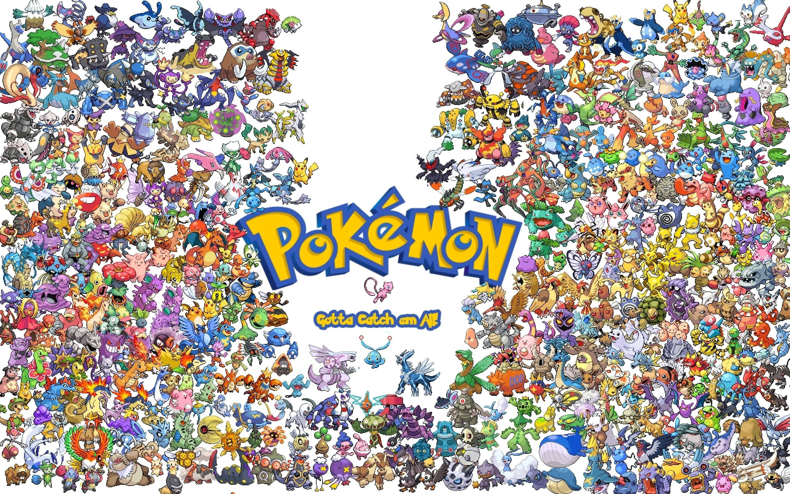 Pokémon Karakters Muurpapier