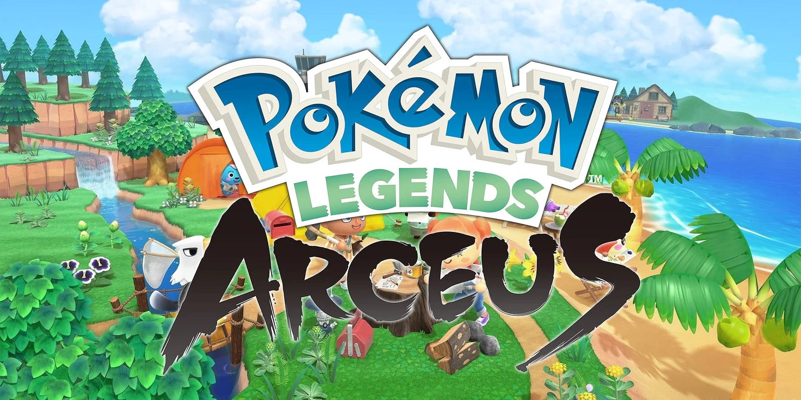 Pokemon Legends Arceus Dagtyd Plakkaat Muurpapier