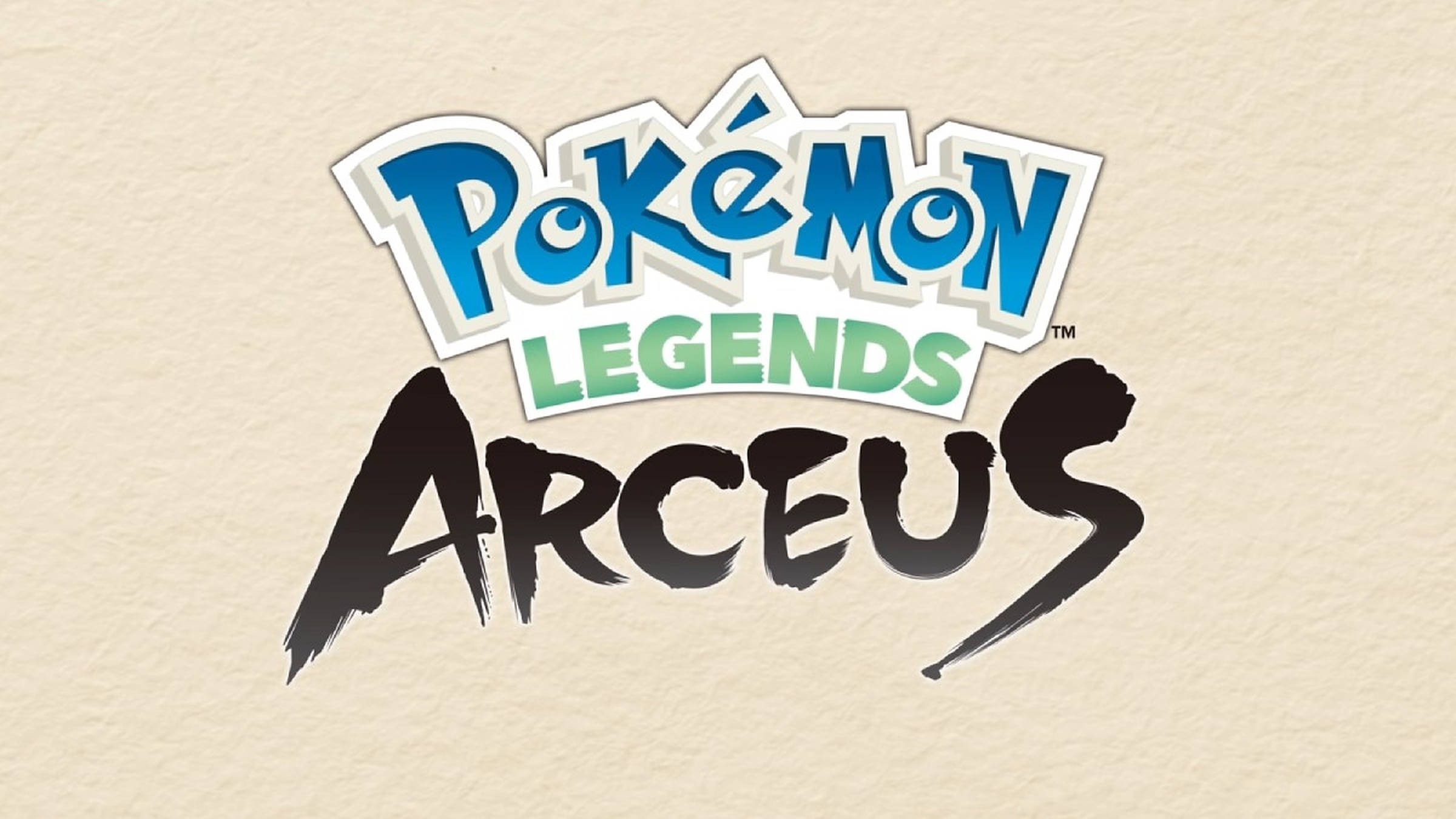 Pokemon Legends Arceus Wit Plakkaat Muurpapier