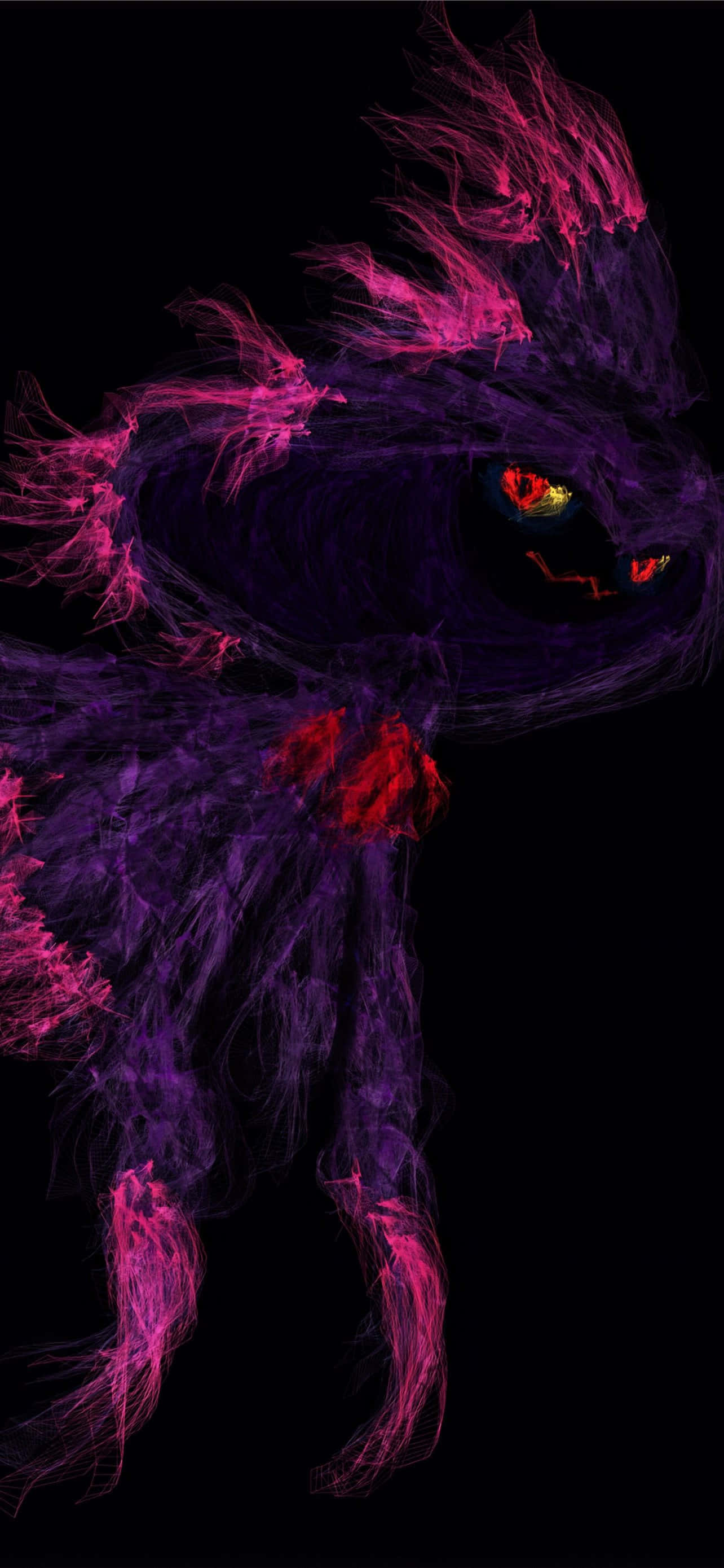 Pokémon Mismagius Spookkuns Muurpapier