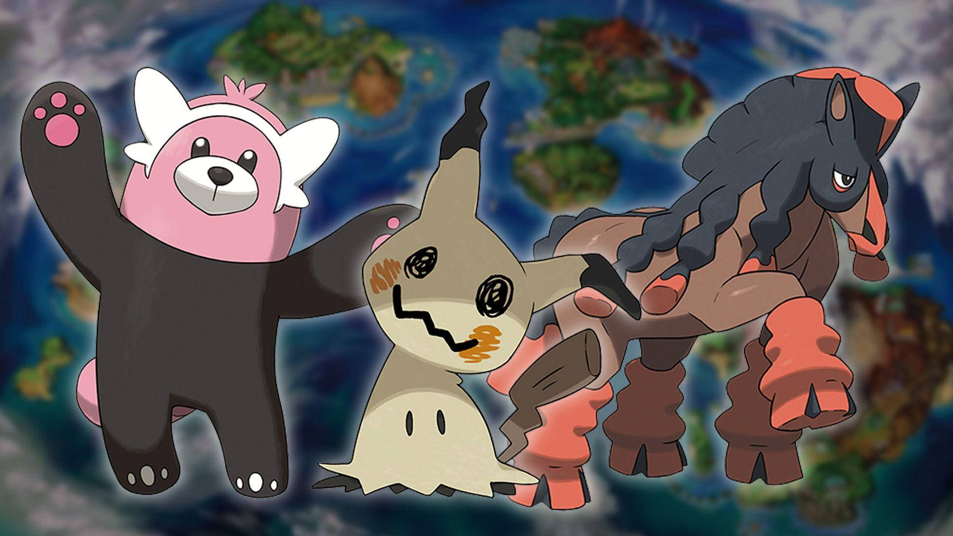pokemon - 'n wêreld van pokemon Muurpapier