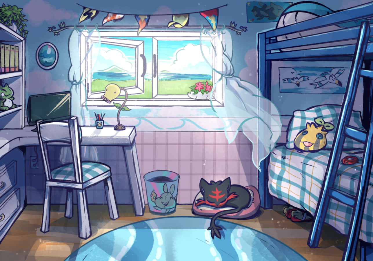 pokemon slaapkamer deur sassy Muurpapier