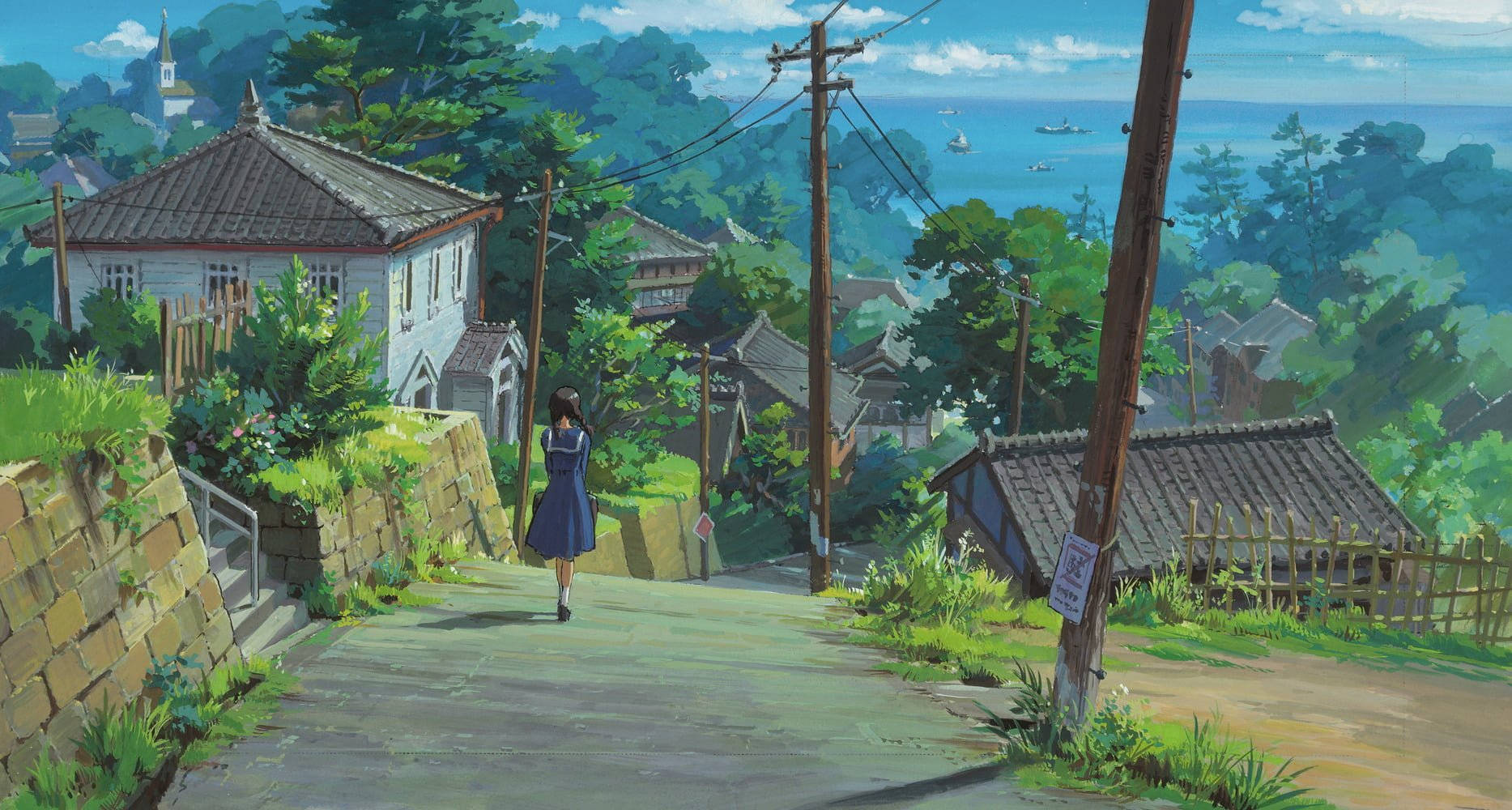 Poppy Hill Sagte Estetika Muurpapier