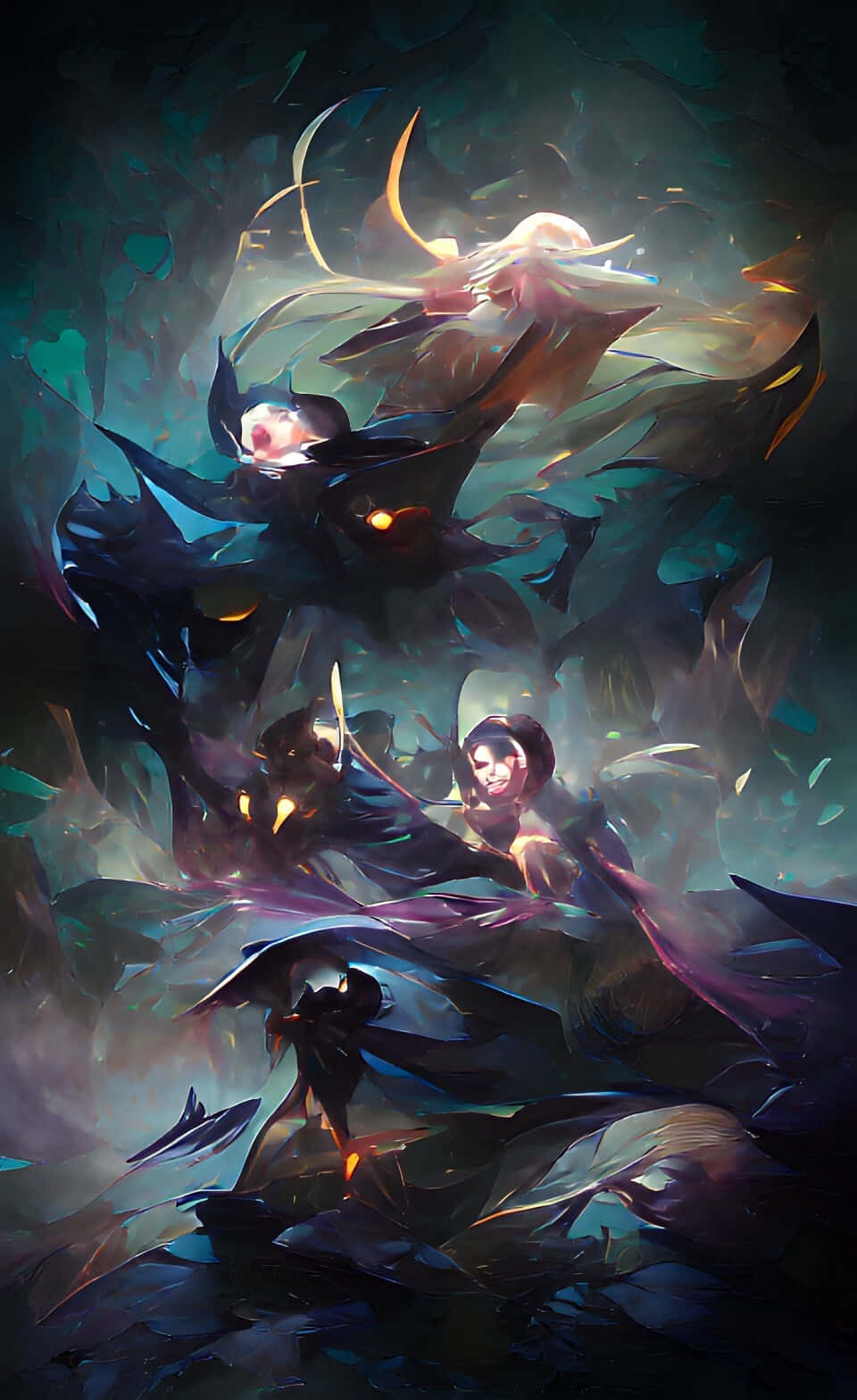 Portret Knipkuns Pixel 3 League Of Legends Agtergrond Muurpapier