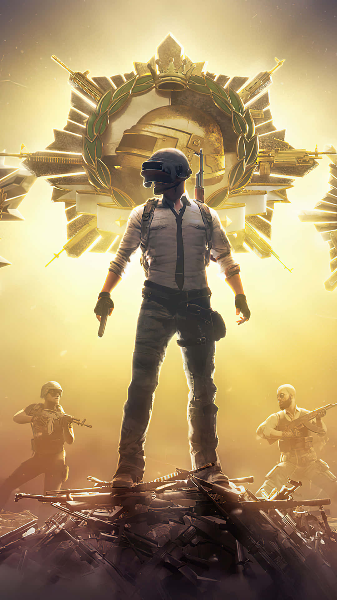 Portret Plakaat Ontwerp Pixel 3 Playerunknown's Battlegrounds Agtergrond Muurpapier
