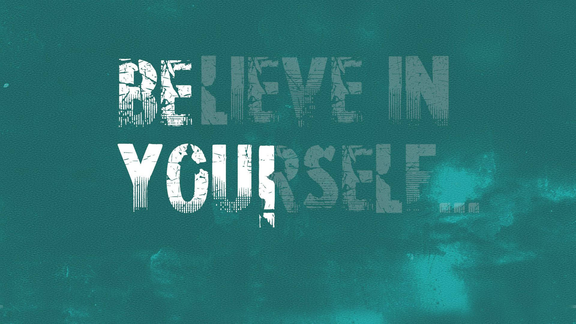 Positiewe Motivering Wees Jouself Muurpapier