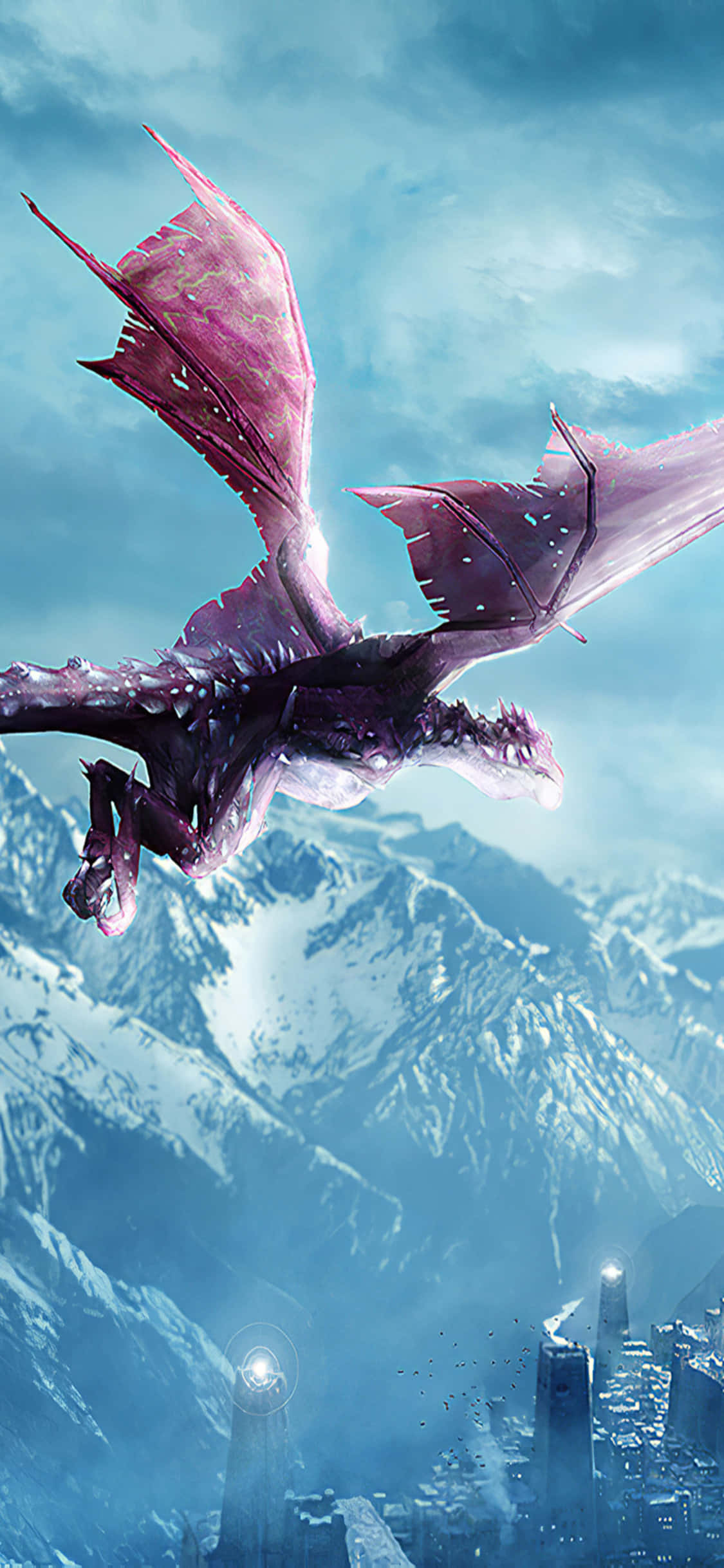 Pragtige Dragon Age Inquisition Agtergrond op iPhone Xs Muurpapier