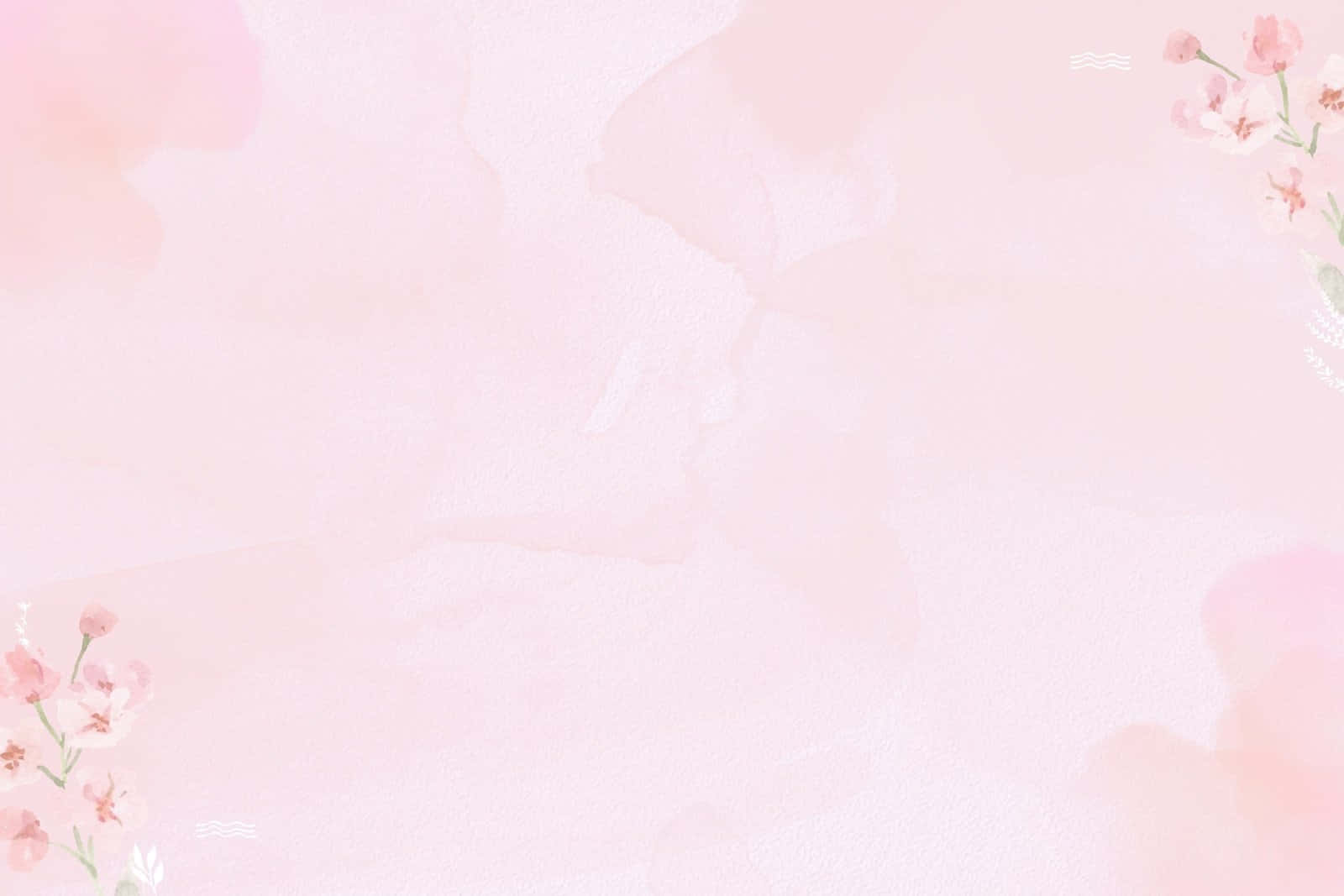 Pragtige Eenvoudige Ligpienk Agtergrond met Blomme Muurpapier
