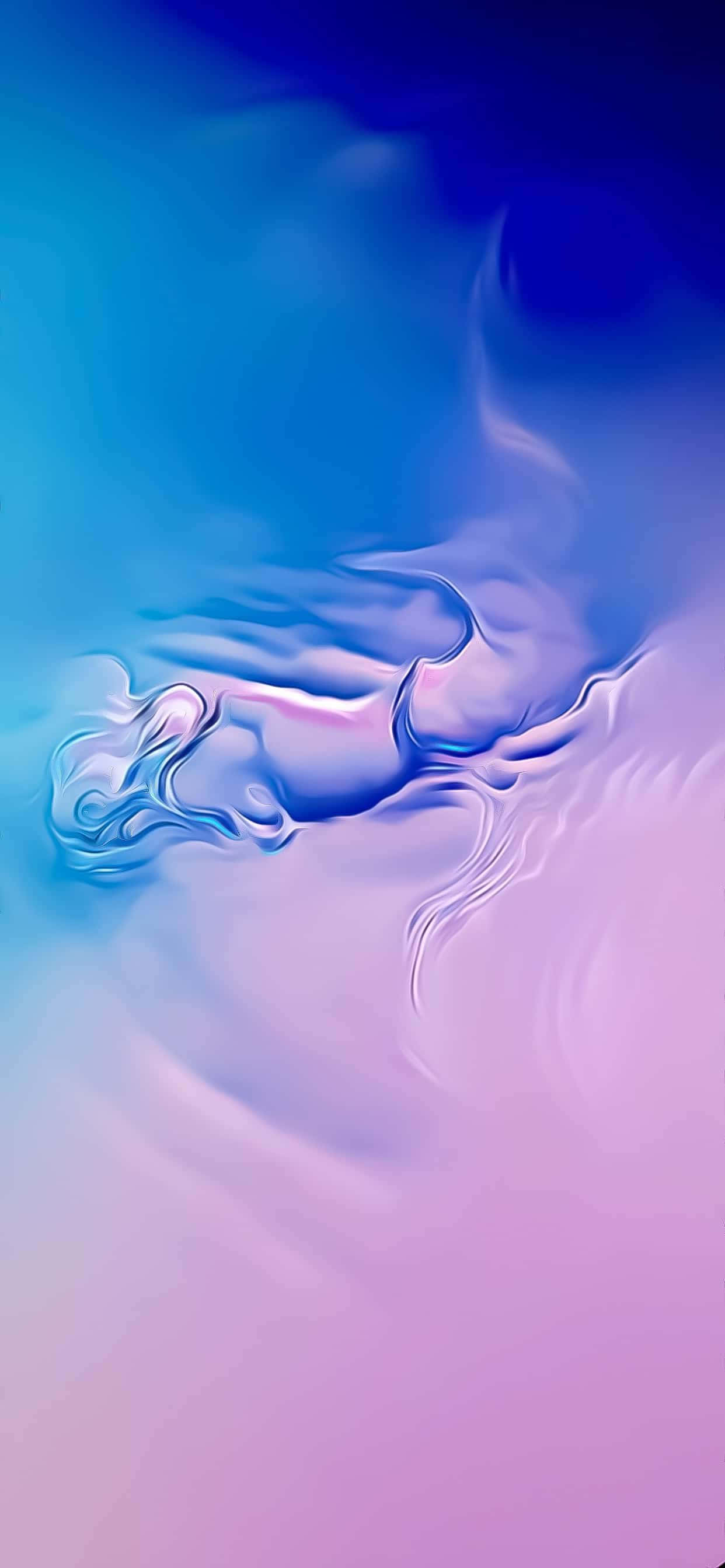 Pragtige Galaxy S10-skerm met abstrakte kleure Muurpapier