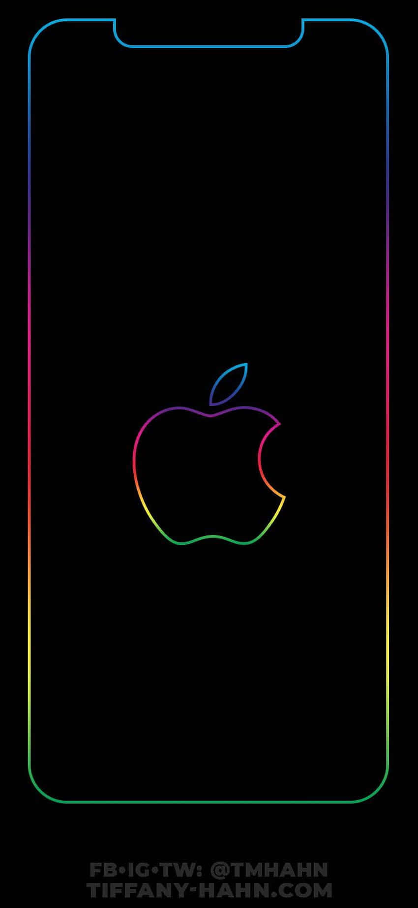 Pragtige iPhone XS Max Apple Agtergrond Muurpapier