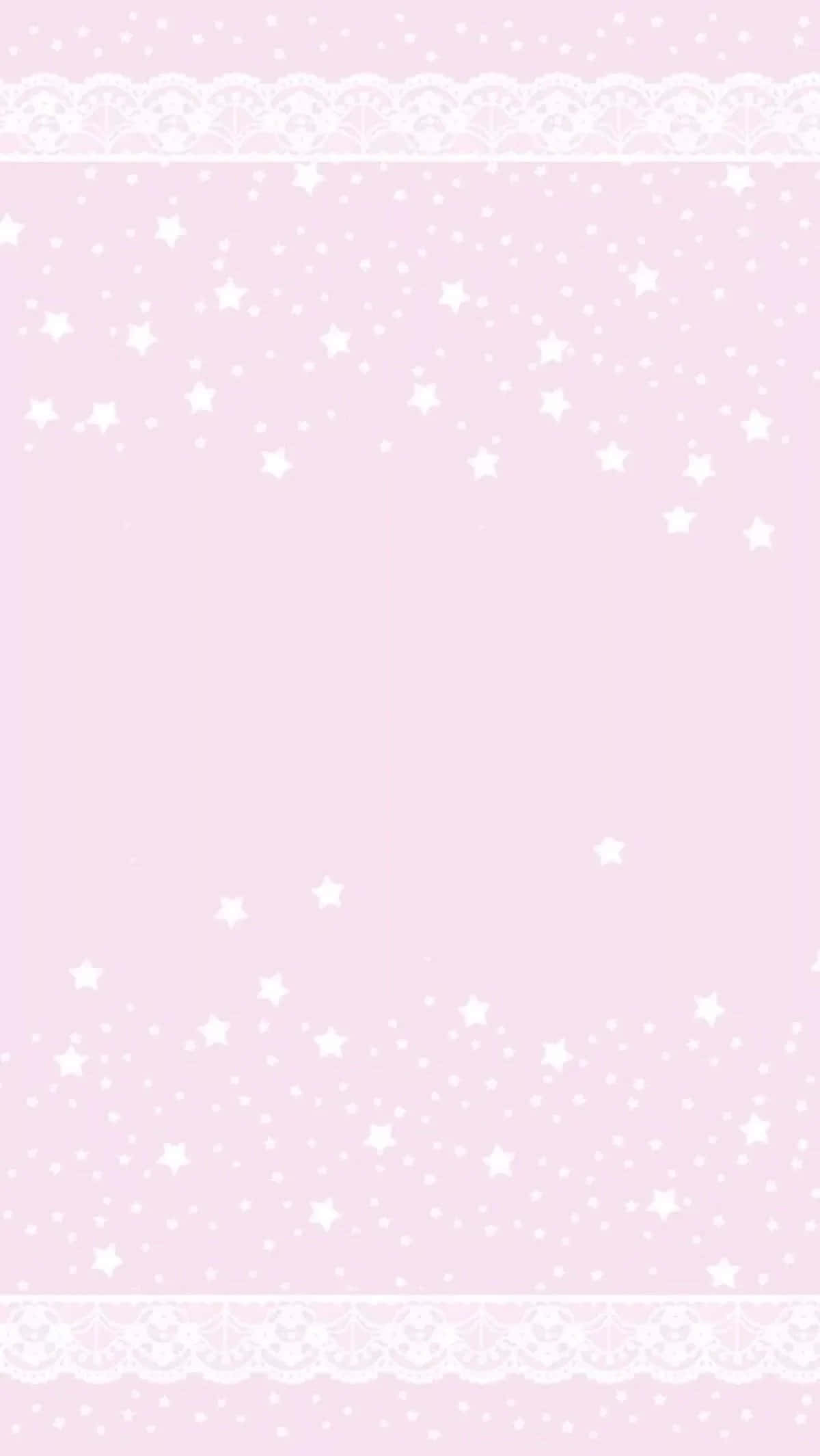 Pragtige Kawaii Pienk Agtergrond Muurpapier