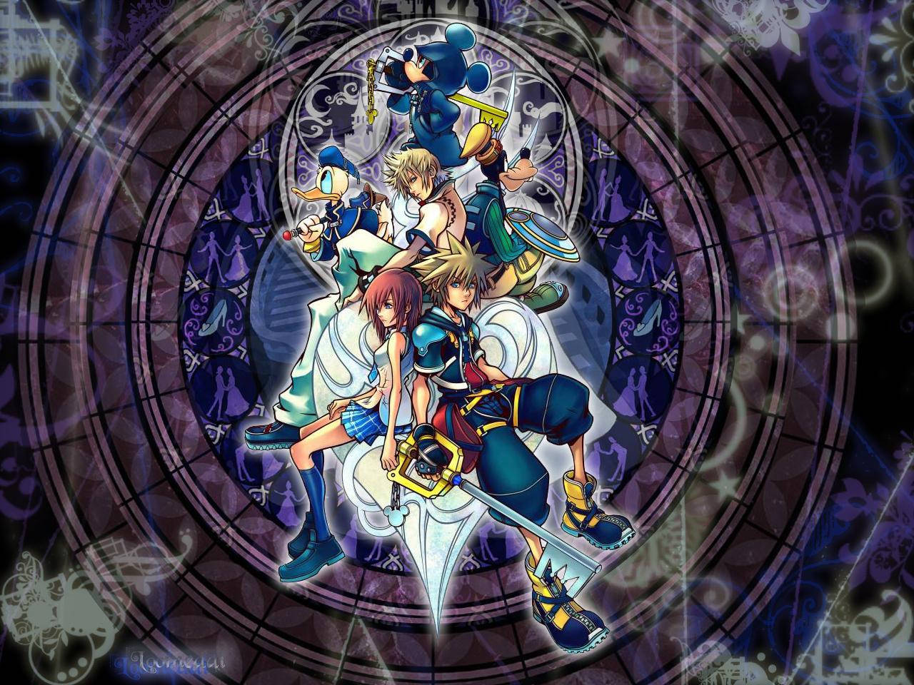 Pragtige Kingdom Heart-logo