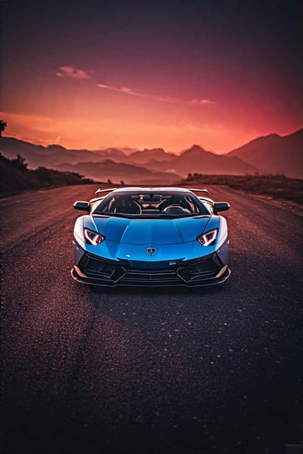 Pragtige Lamborghini-motor 4K Muurpapier