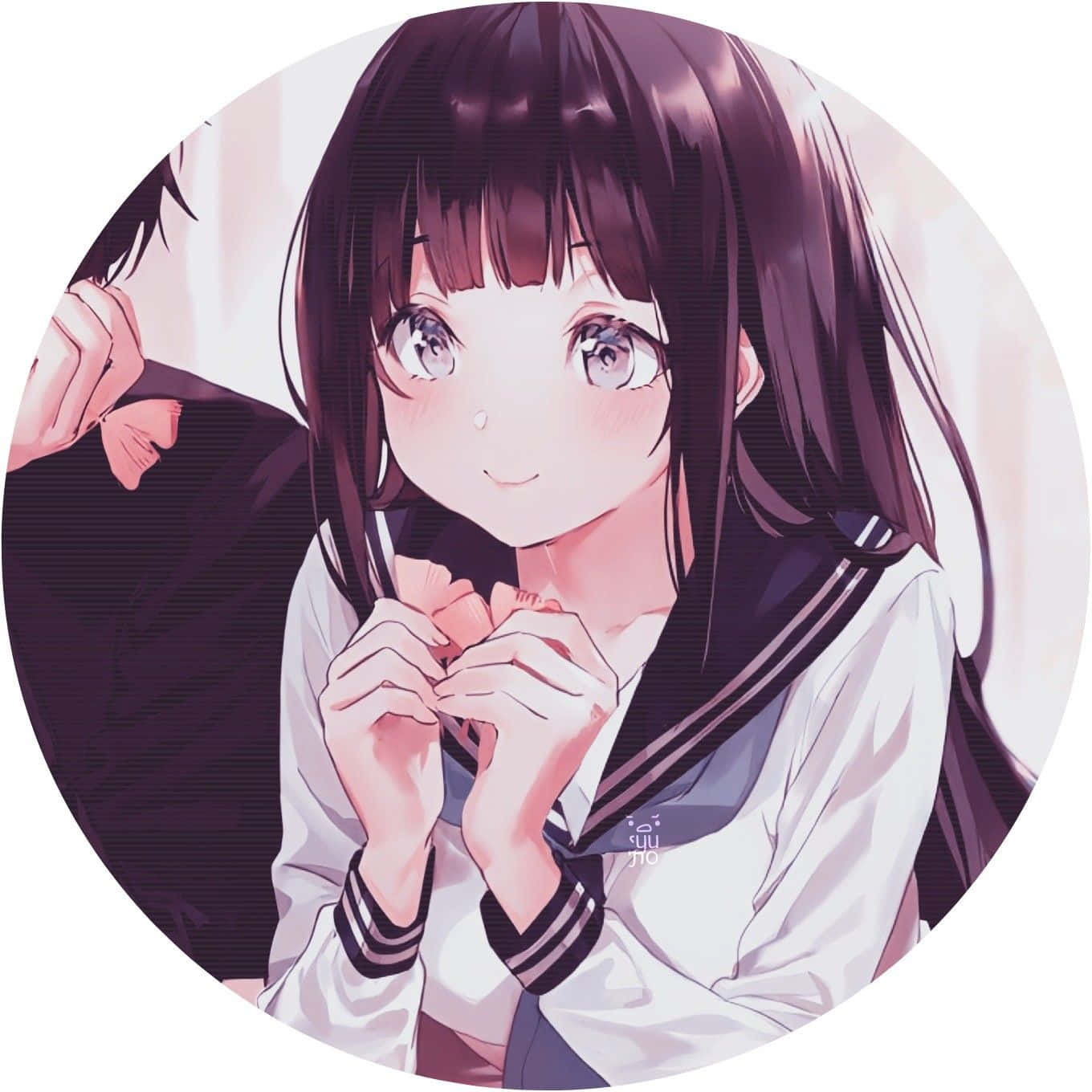 Pragtige Paartjie Profielfoto Oulike Animenooi Muurpapier