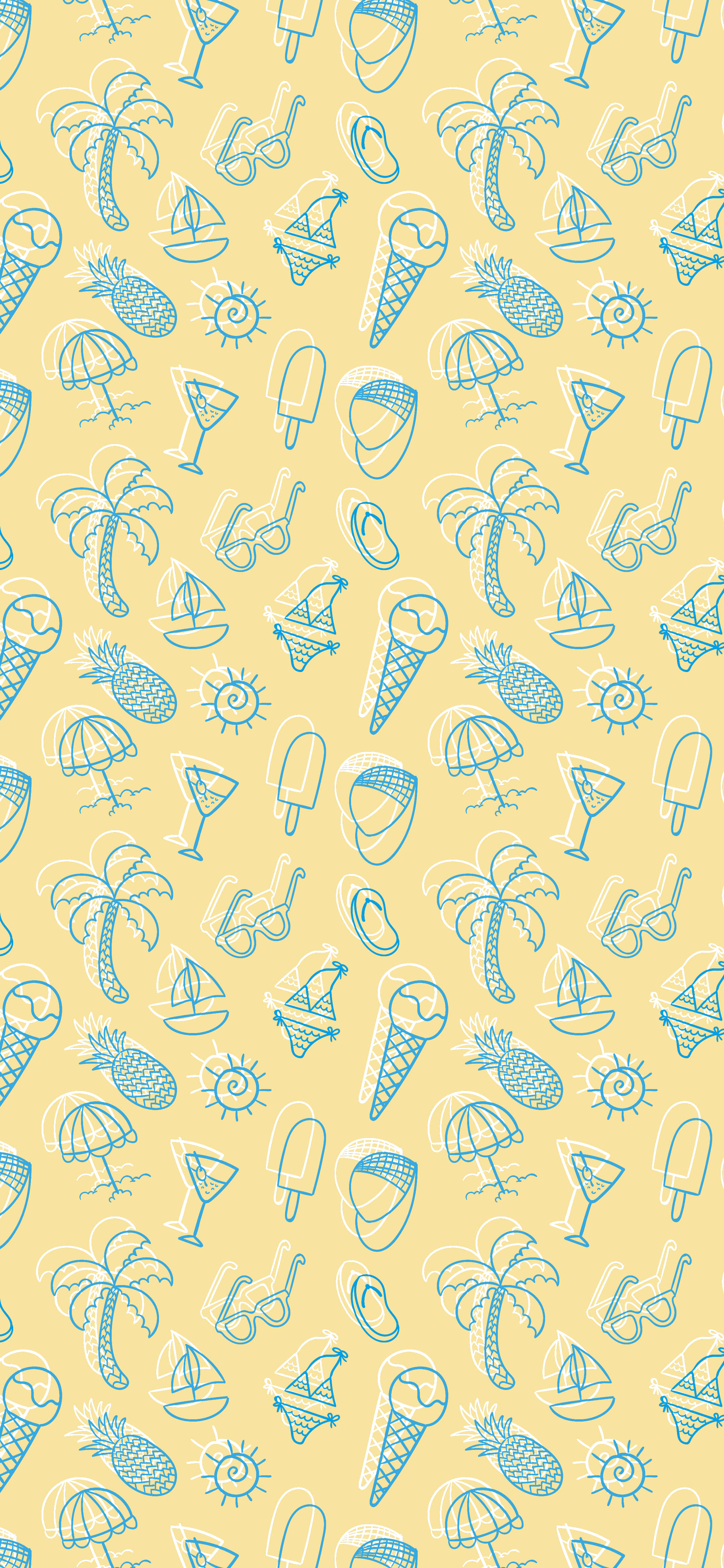Preppy Chic Binnenshuise Omgewing Muurpapier